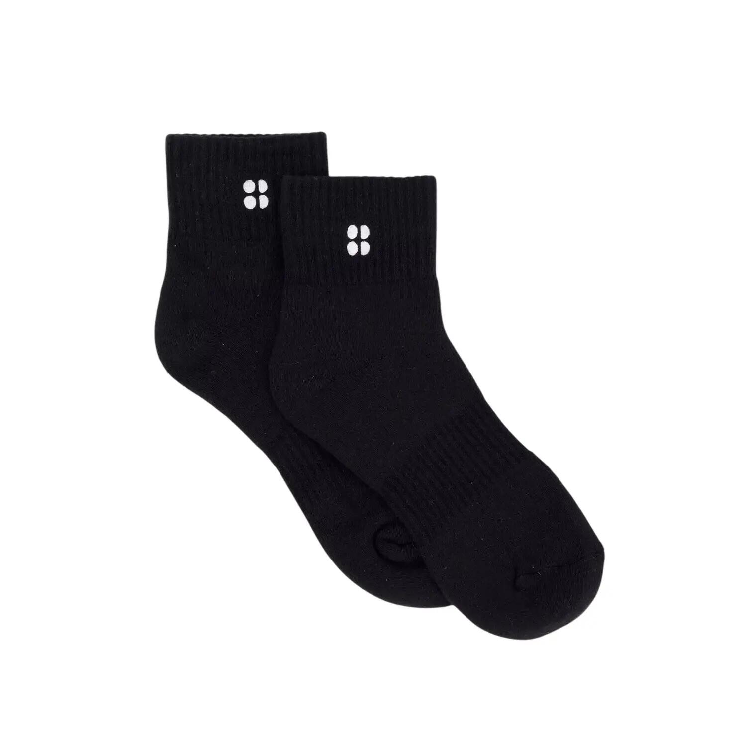 Essential Mini Crewsokken voor dames (set van 3) (Zwart) 2/3