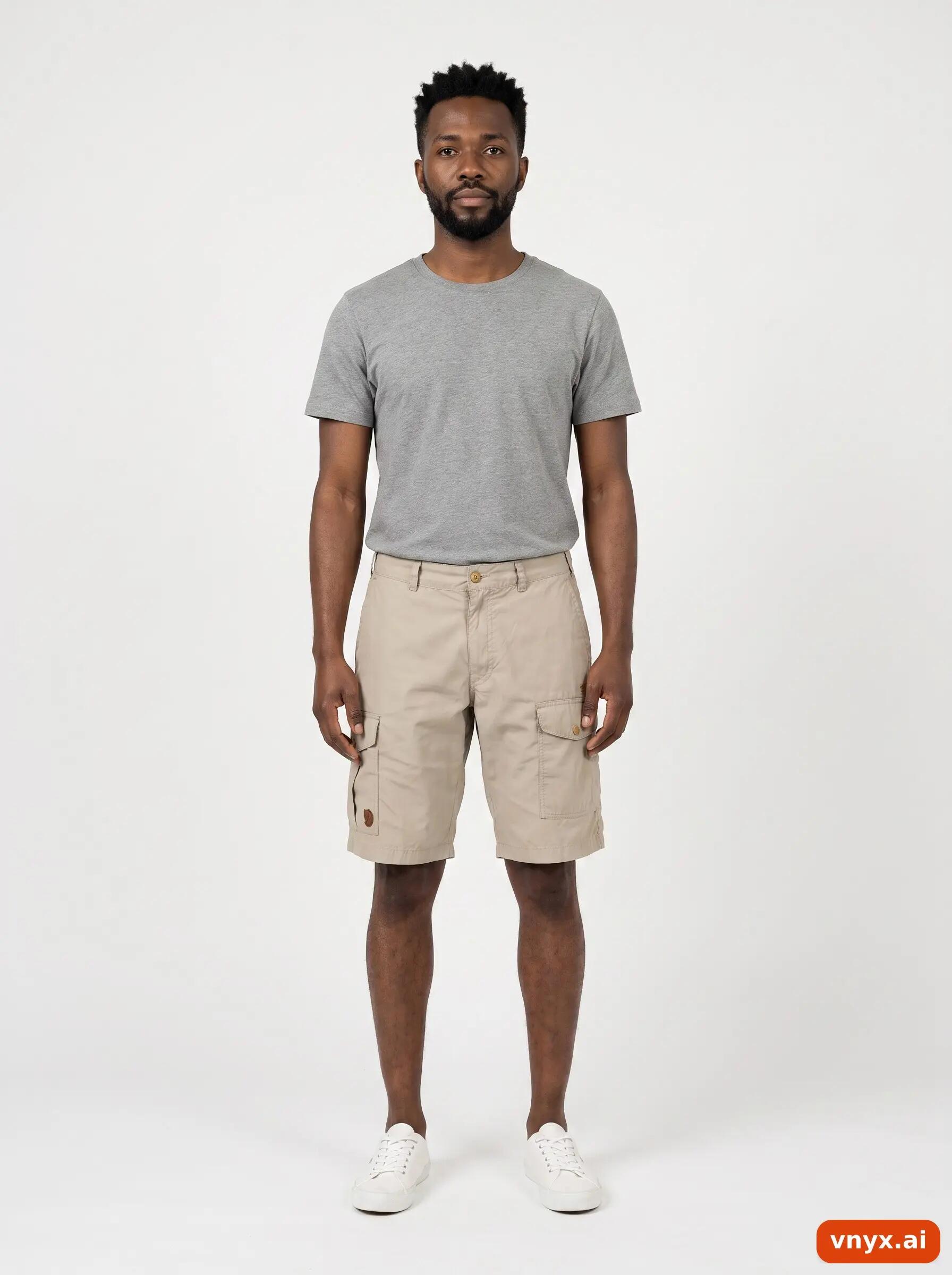 Second Life - Vintage Fjällräven Tan Cargo Shorts Men W32 3/5