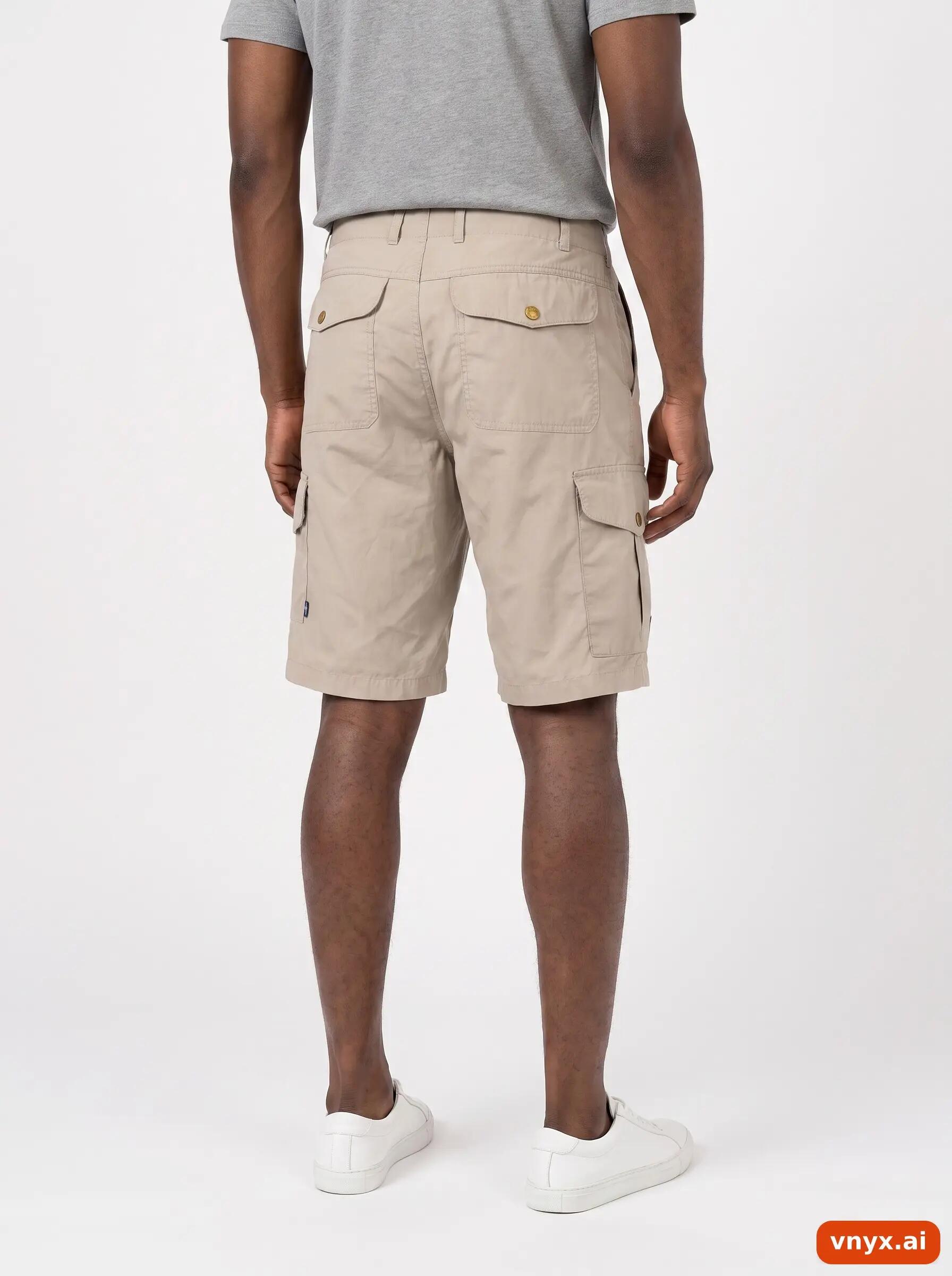 Second Life - Vintage Fjällräven Tan Cargo Shorts Men W32 2/5