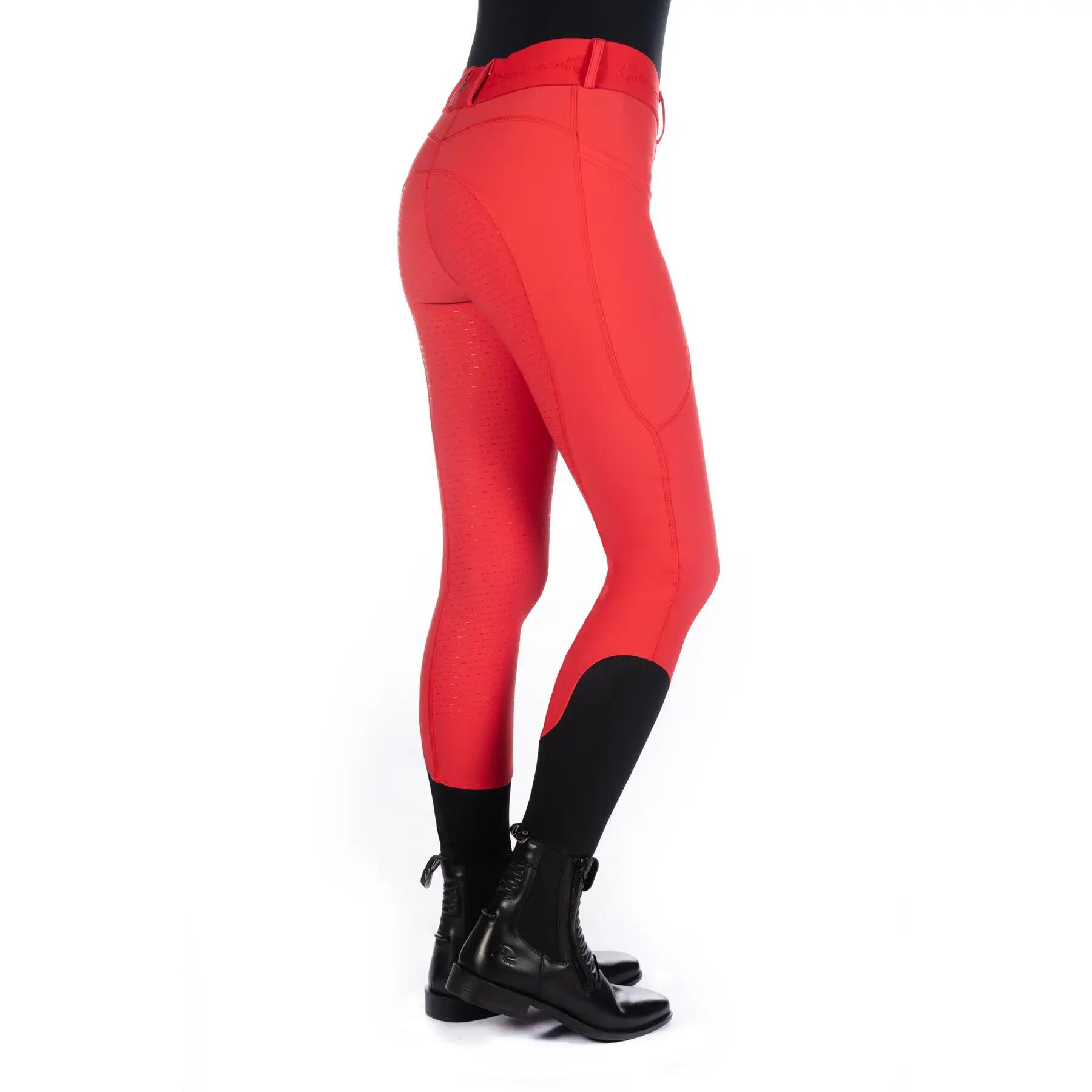 Damskie legginsy jeździeckie z pełną przyczepnością HKM Selection Aruba 5/5