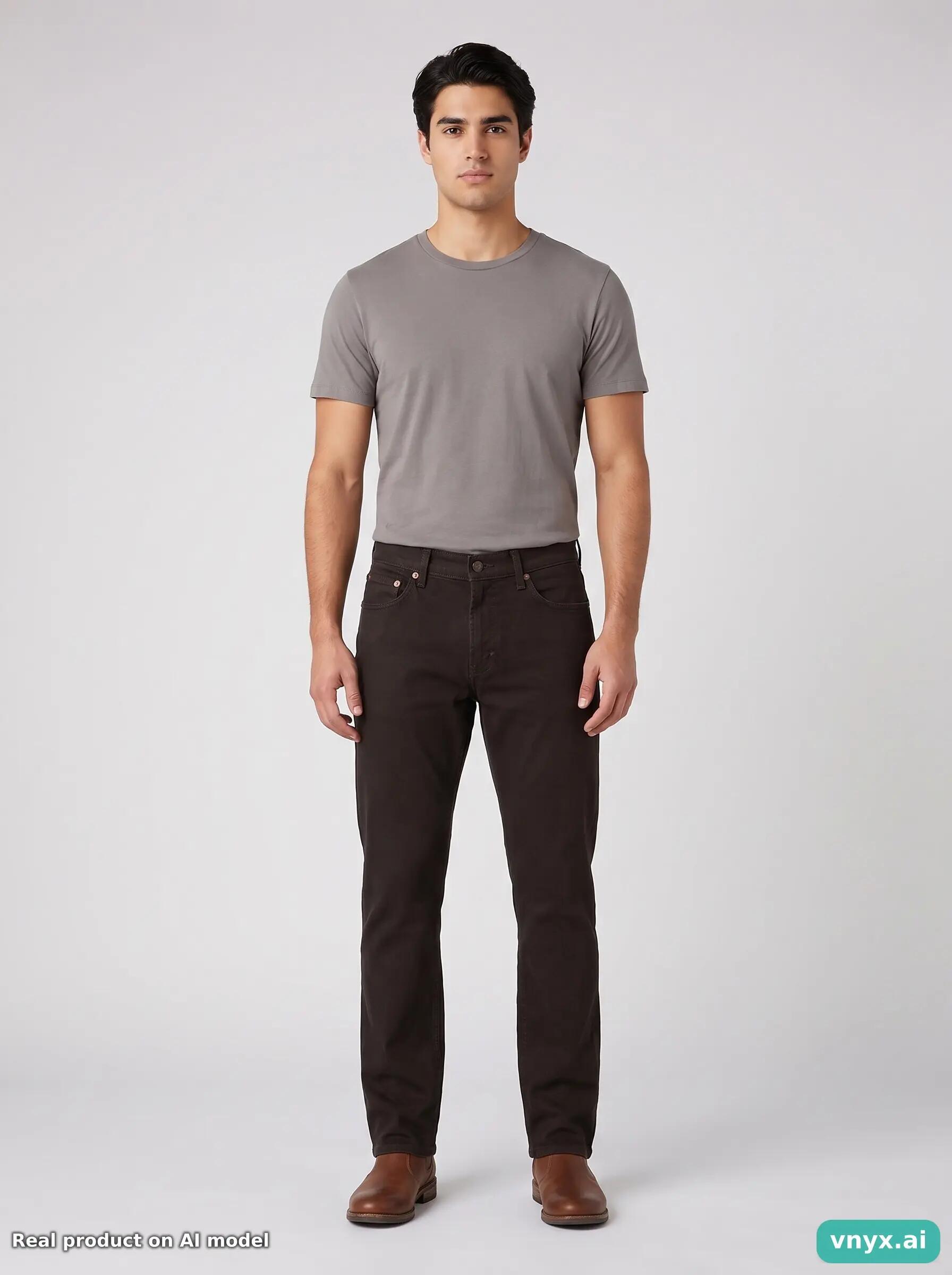 Second Life - Vintage Lee Deep Black Jeans Men 30 L32 6/6