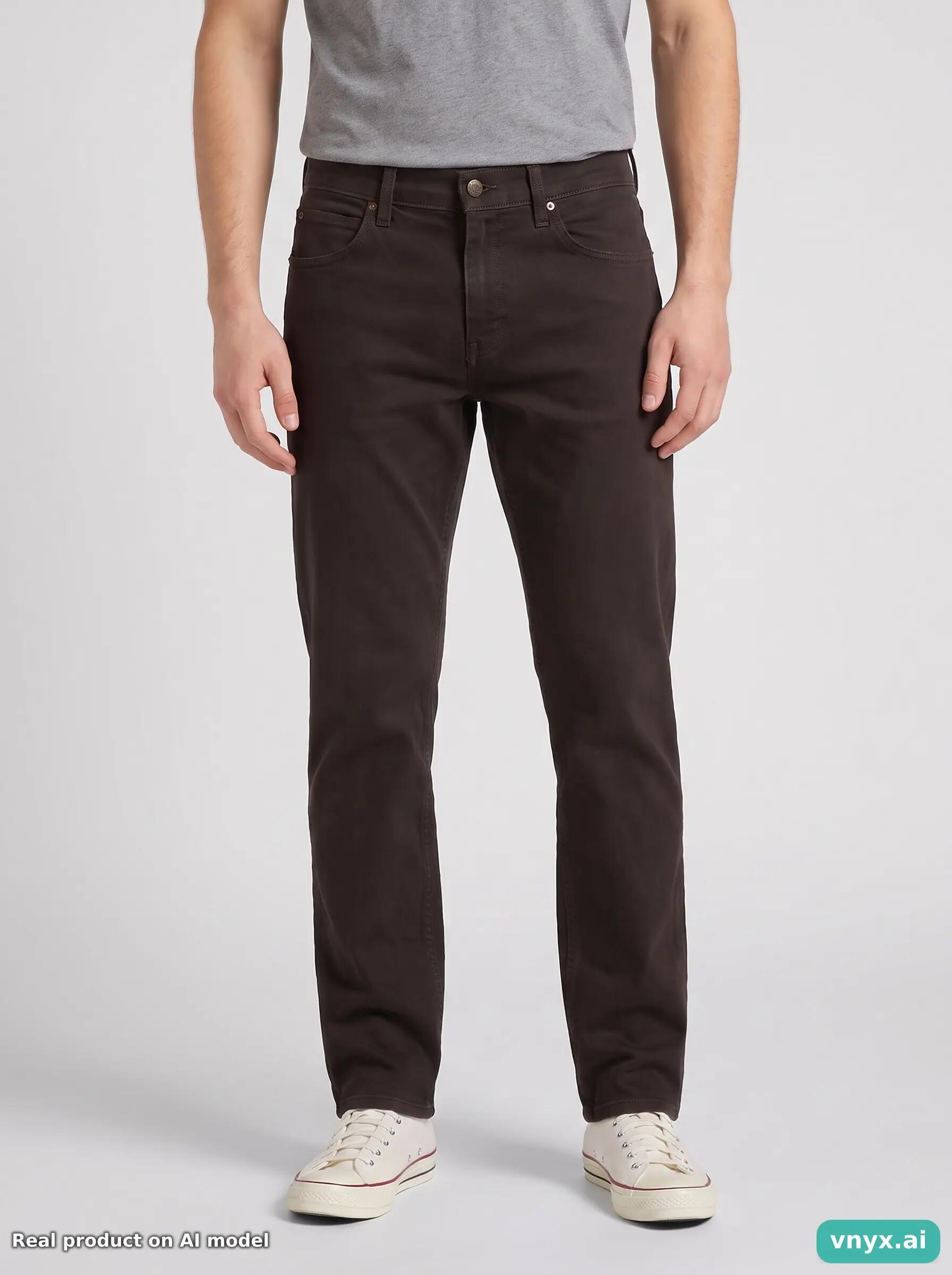 Second Life - Vintage Lee Deep Black Jeans Men 30 L32 5/6