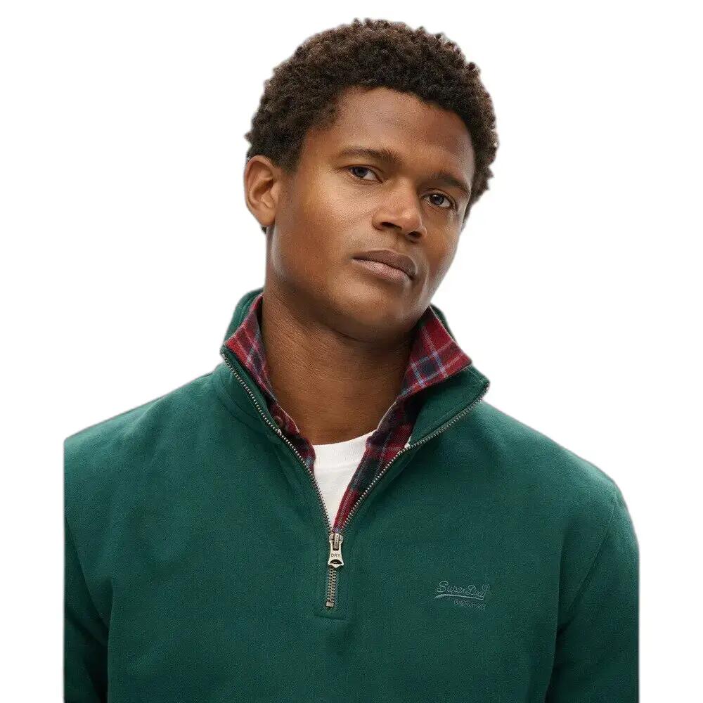 Sweatshirt mit Reißverschlusskragen Superdry Essential Logo Henley 5/6