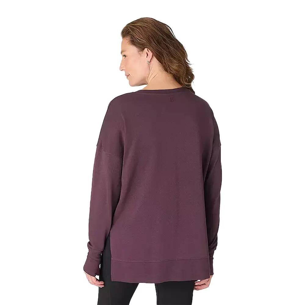 Felpa Linea Lunga Donna Sweaty Betty After Class Viola Nettuno 3/4
