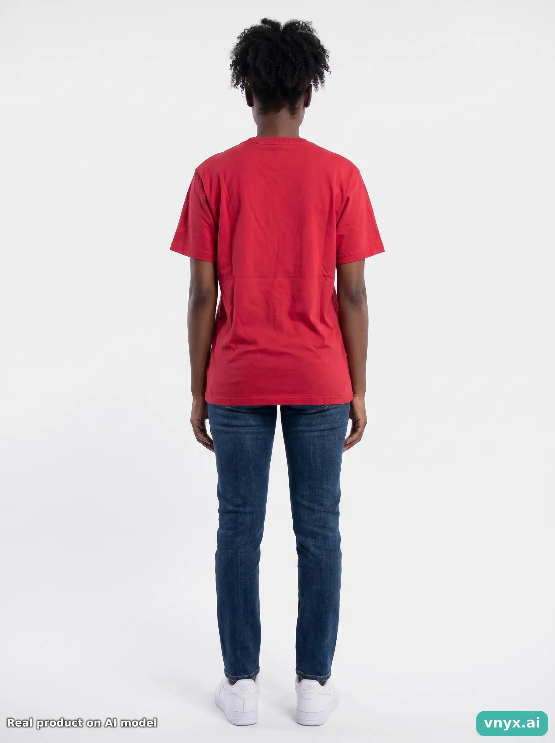 Second Life - Supreme T-Shirt in Burgundy size M 4/5