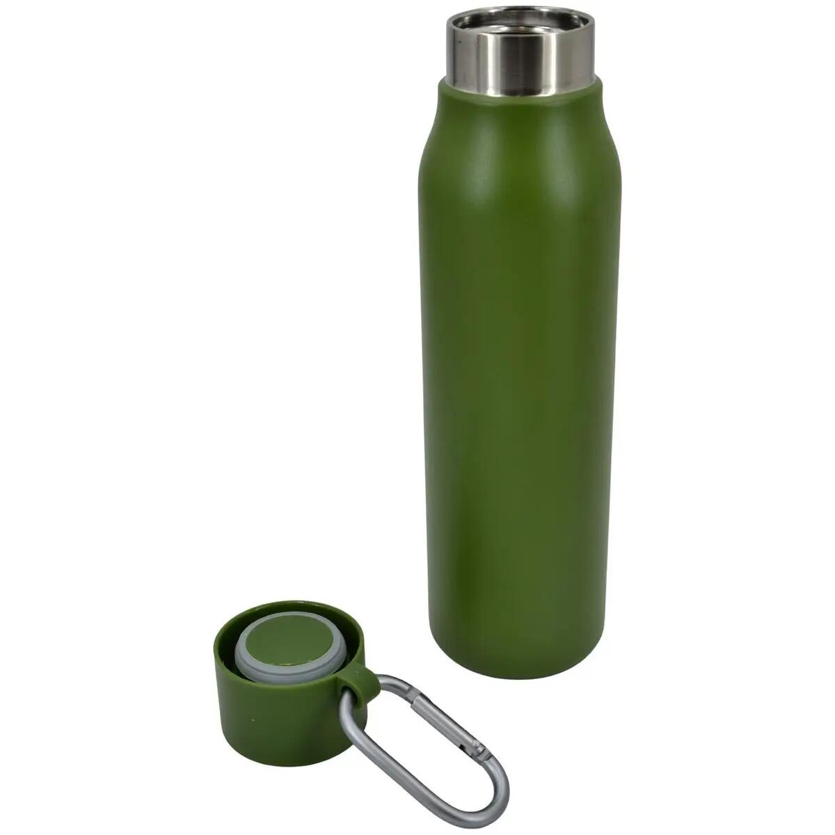Butelka termiczna termos 550ml z karabińczykiem 4/5