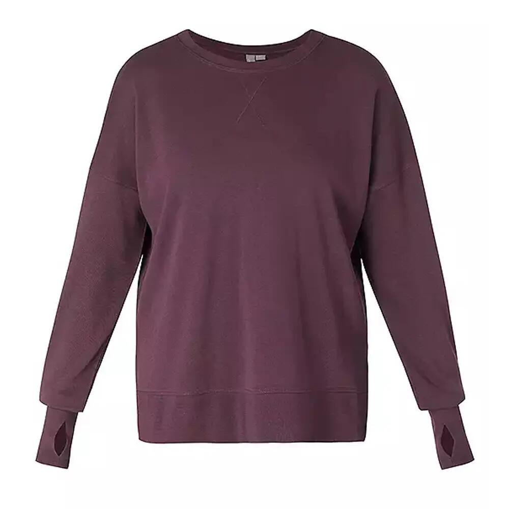 Felpa Linea Lunga Donna Sweaty Betty After Class Viola Nettuno 2/4