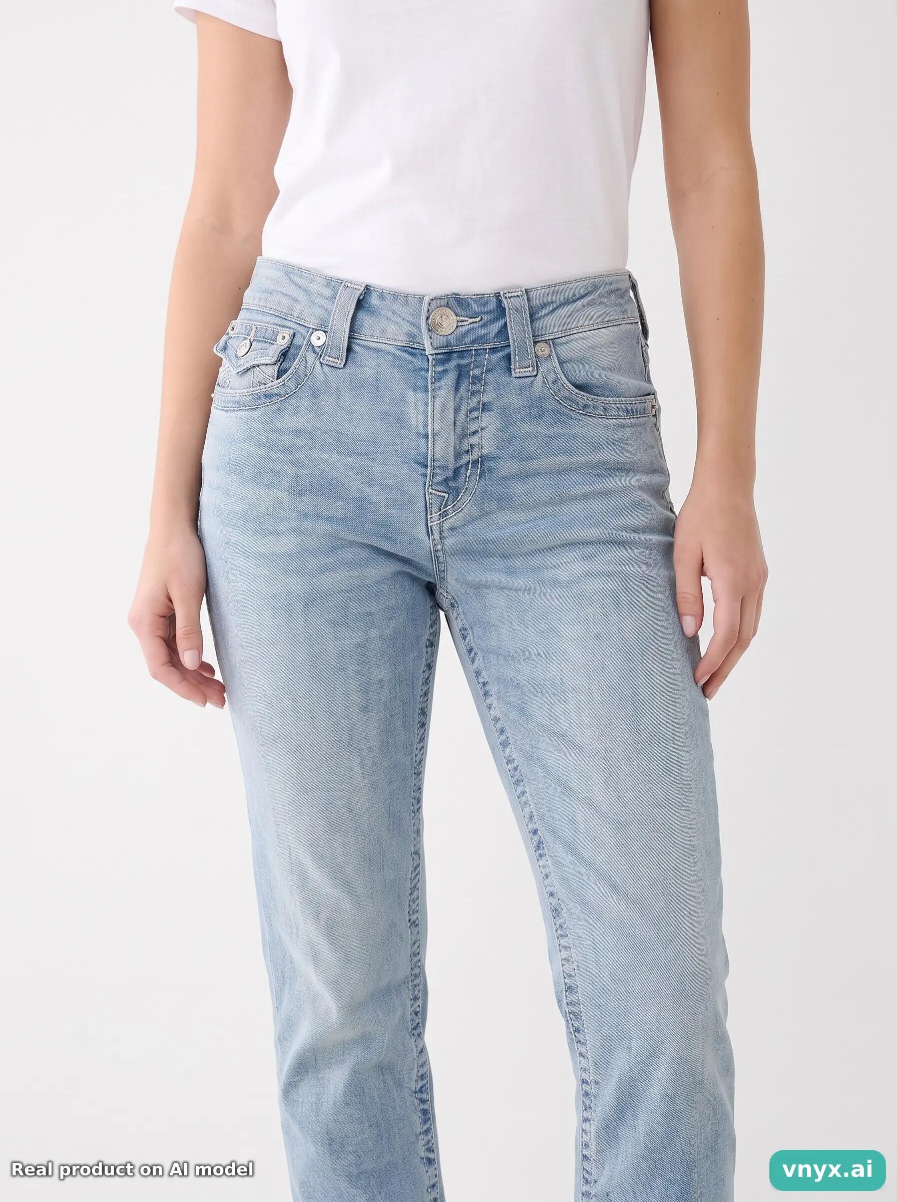 Second Life - Vintage True Religion Light Blue Jeans Women 29 L25 5/6