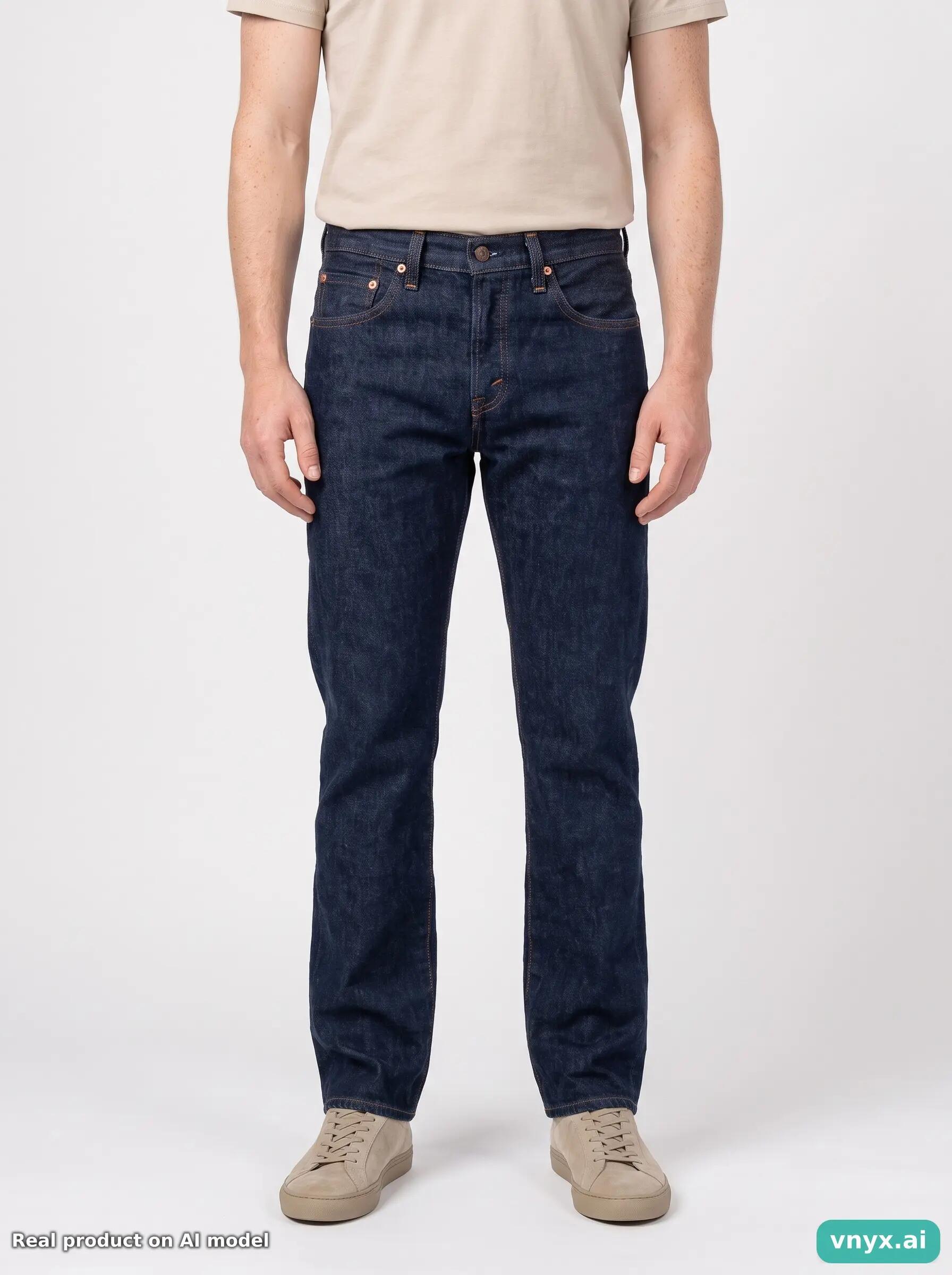 Second Life - Vintage LEVI STRAUSS & CO. Dark Blue Jeans Men 29 36 5/6