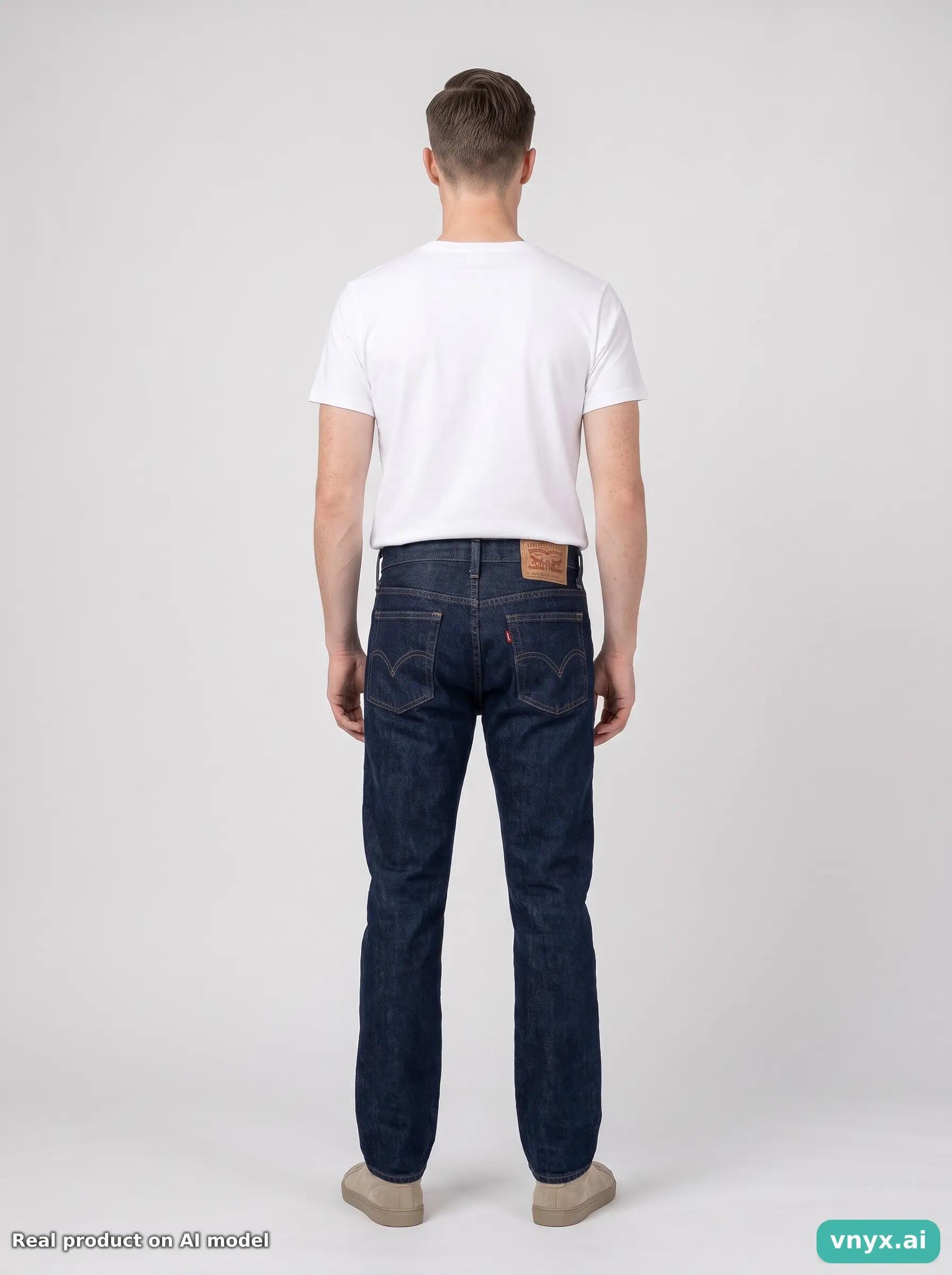 Second Life - Vintage LEVI STRAUSS & CO. Dark Blue Jeans Men 29 36 4/6