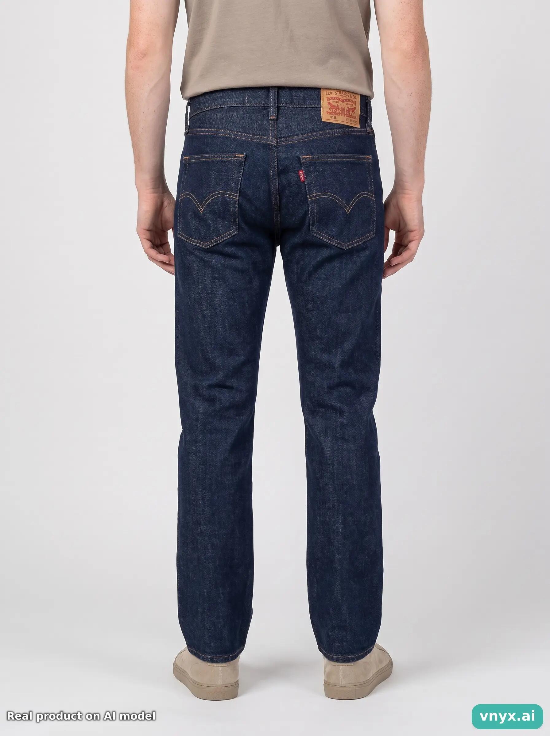 Second Life - Vintage LEVI STRAUSS & CO. Dark Blue Jeans Men 29 36 2/6