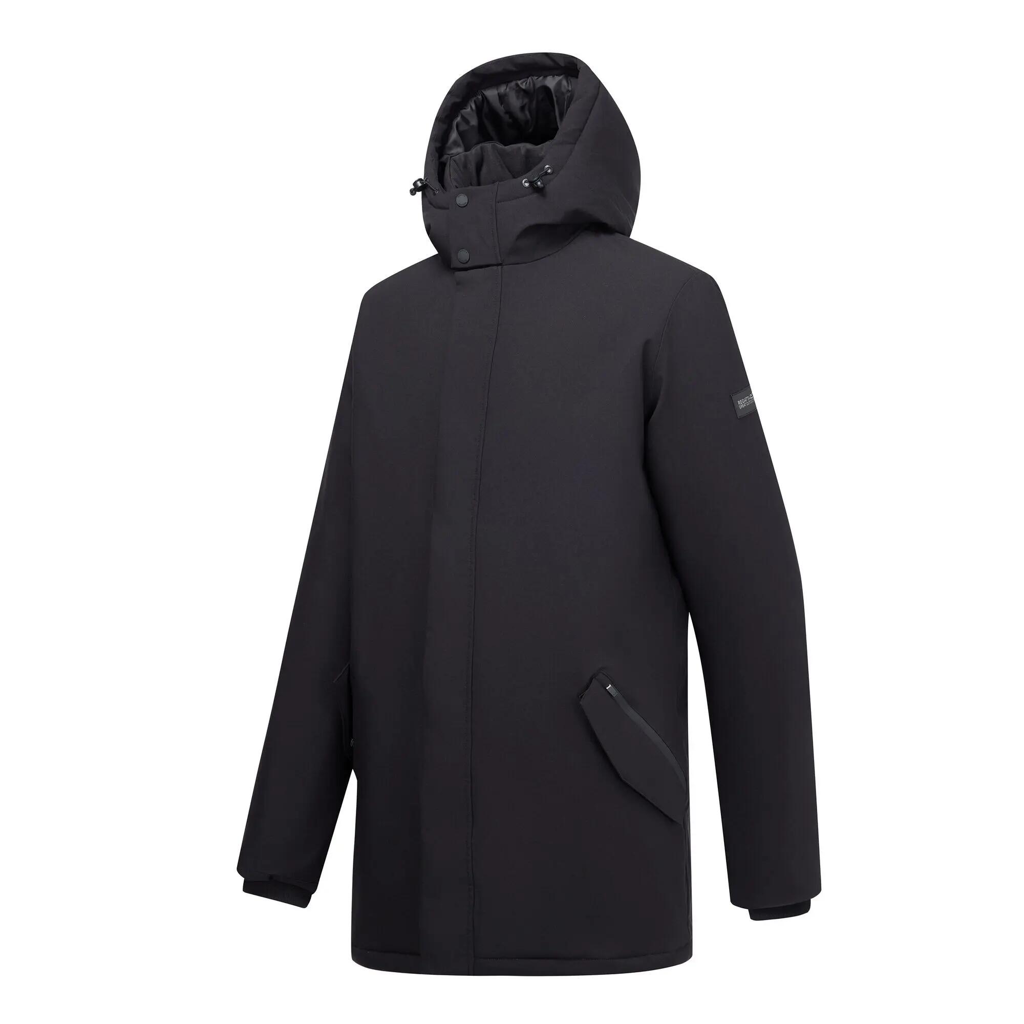 Casaco impermeável com isolamento para homem (Preto) 3/7
