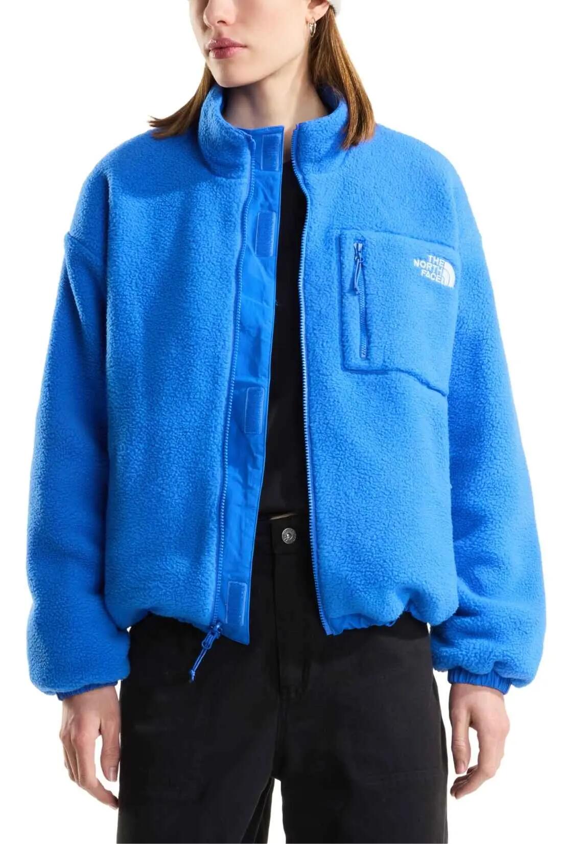 Damesjas - omkeerbaar, winddicht - Yumiori - elektrisch blauw 4/6