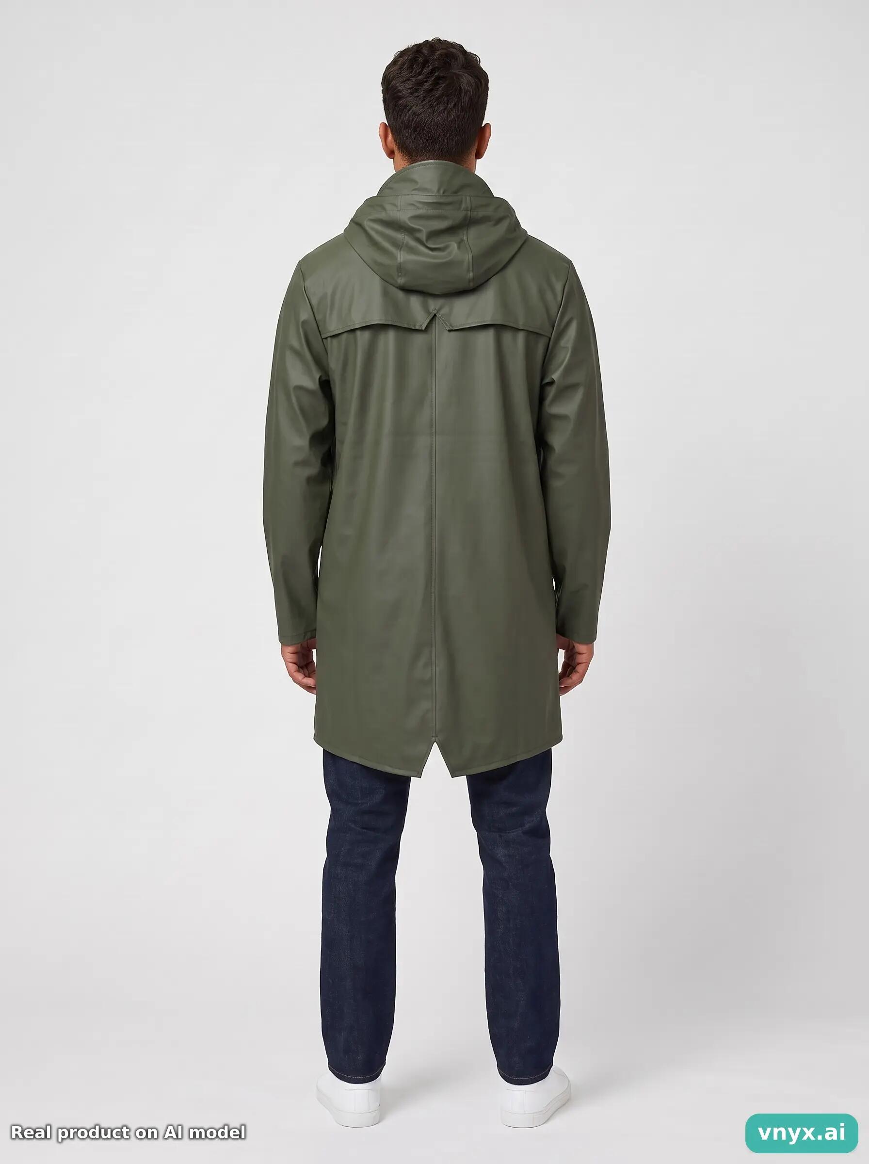 Second Life - Vintage RAINS Olive Green Outdoor Jacket Men S 4/5