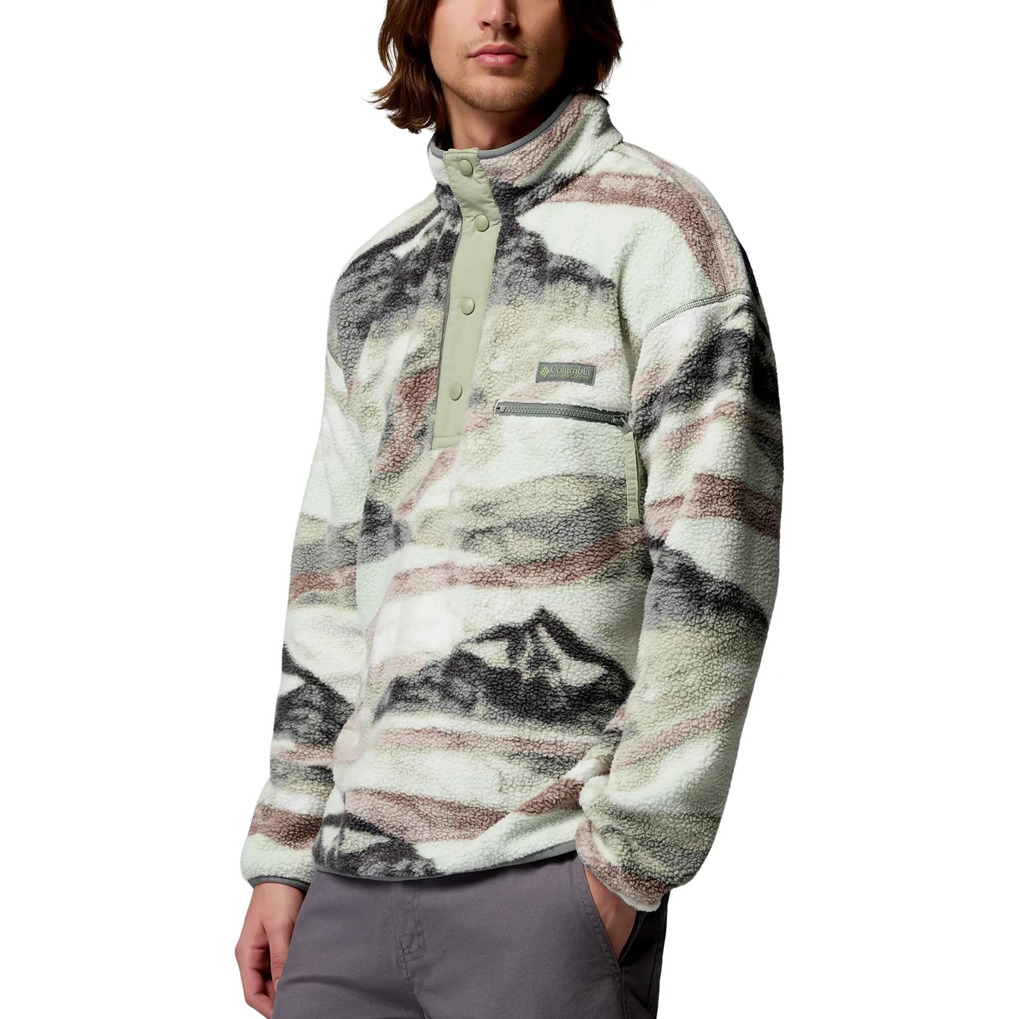 Fleecepullover wärmend Herren - Helvetia™ II Printed Half Snap Fleece 3/5