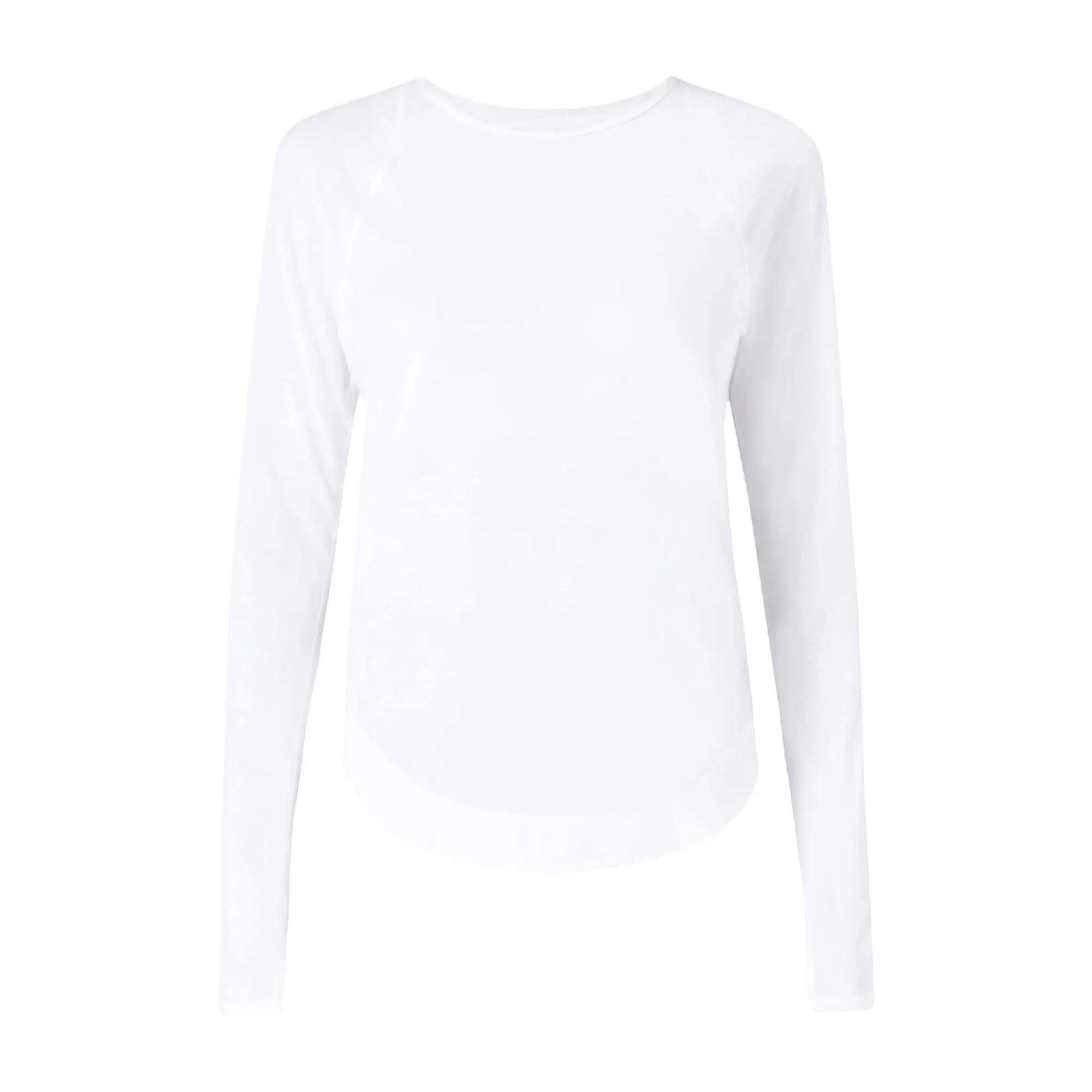 Jersey Breathe Easy de Manga Larga para Mujer Blanco 2/3