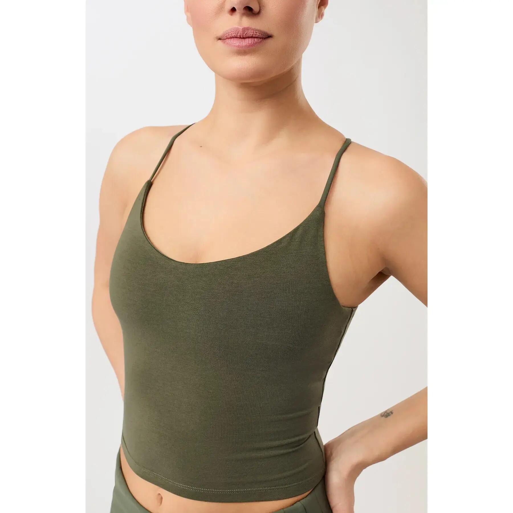 Camiseta de tirantes para mujer Mandala Cropped TENCEL™ 2/4