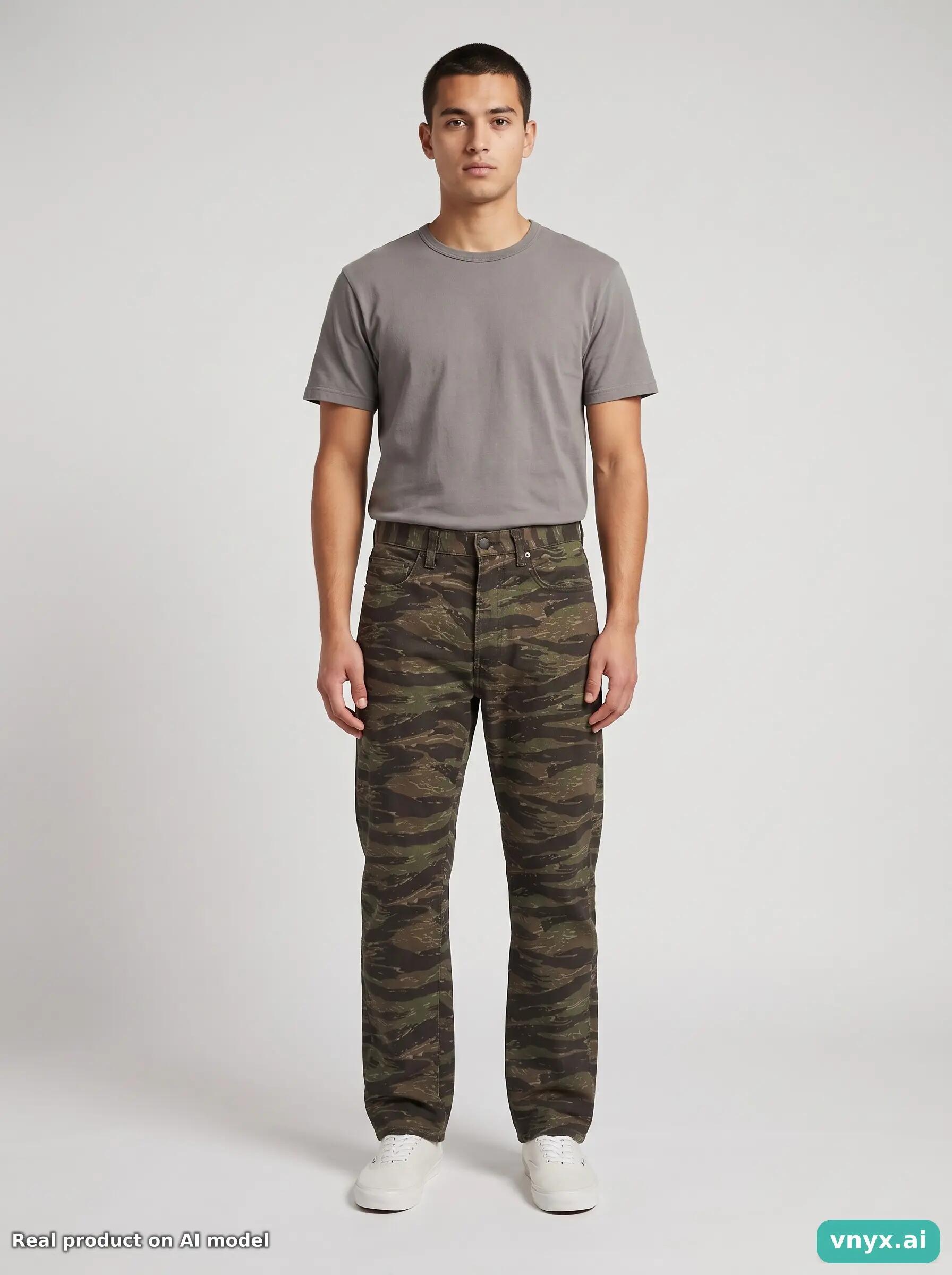 Second Life - Vintage Supreme Camouflage Jeans Men 30 6/6