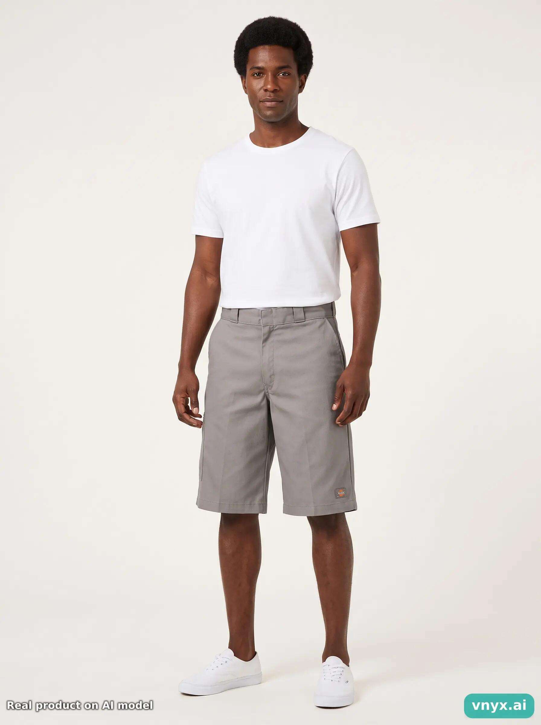 Second Life - Vintage Dickies Grey Shorts Men W33 3/6