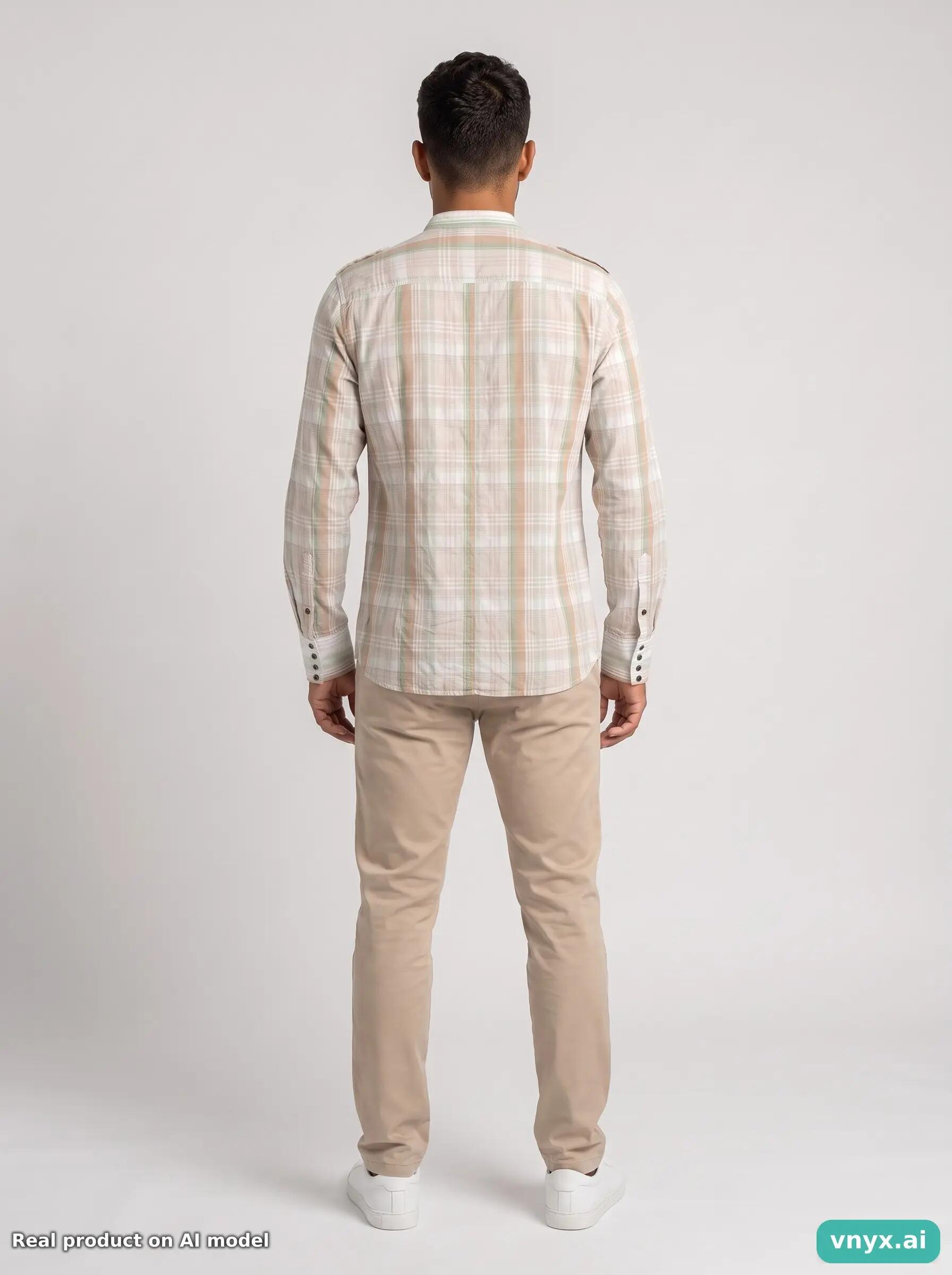 Second Life - Vintage Diesel Beige Casual Shirt Men L 4/5