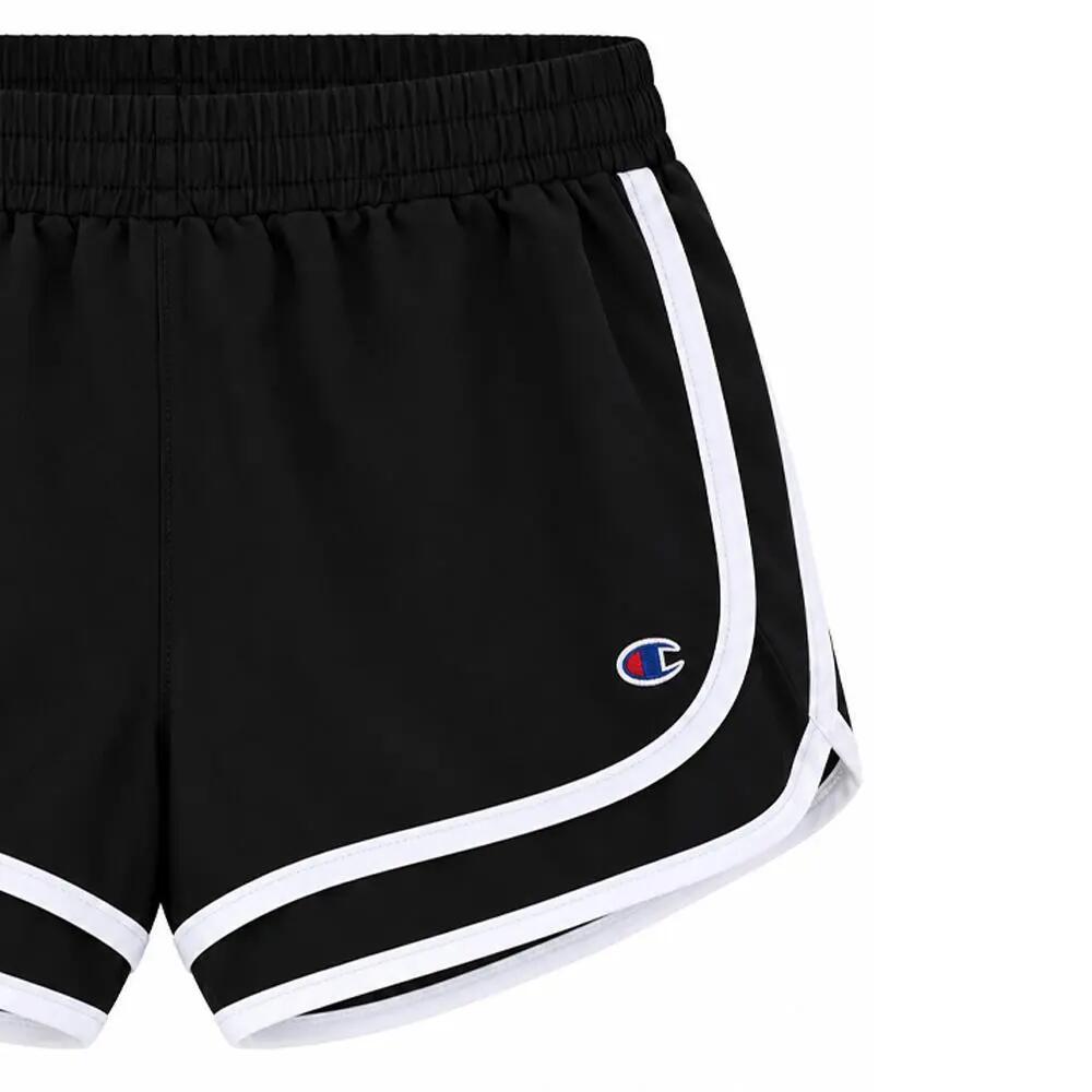 Champion Varsity Shorts für Mädchen, Schwarz 3/3