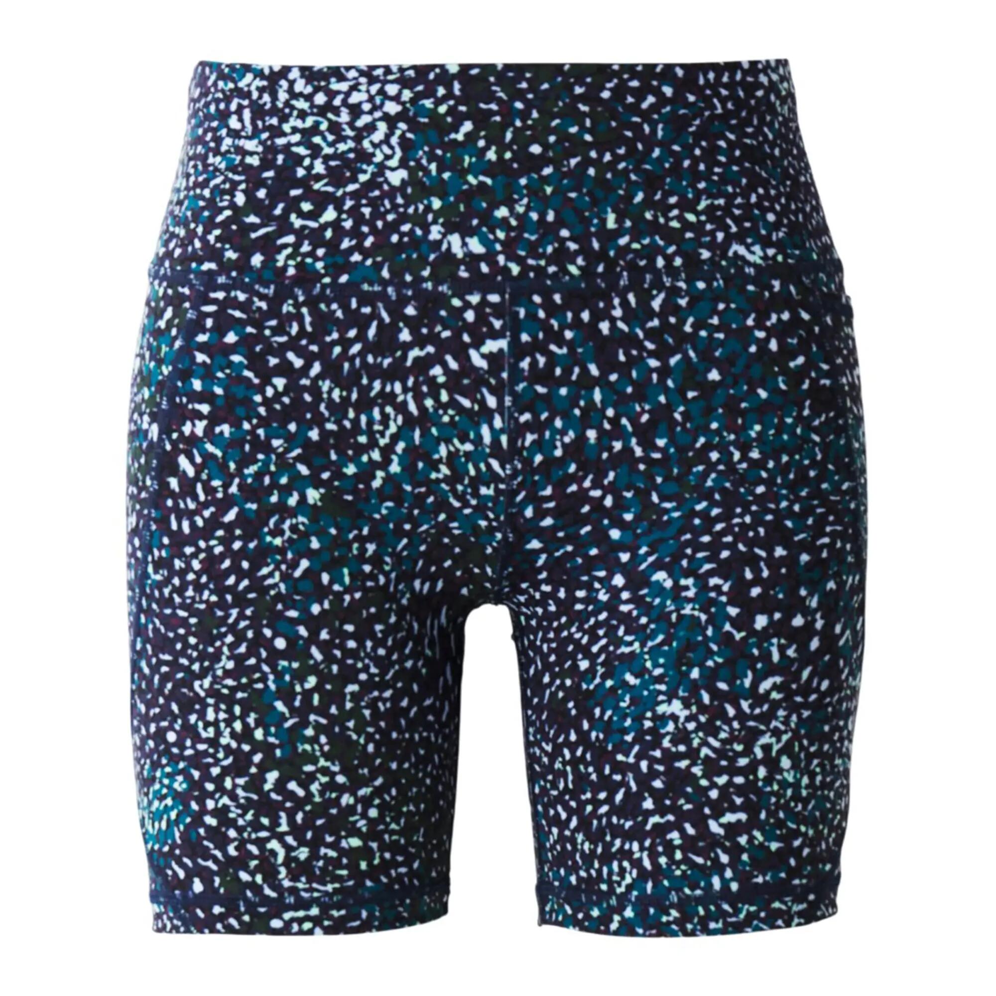 Cuissard De Cyclisme Motif/style Fleurs De Prairie POWER Femme (Bleu) 2/3