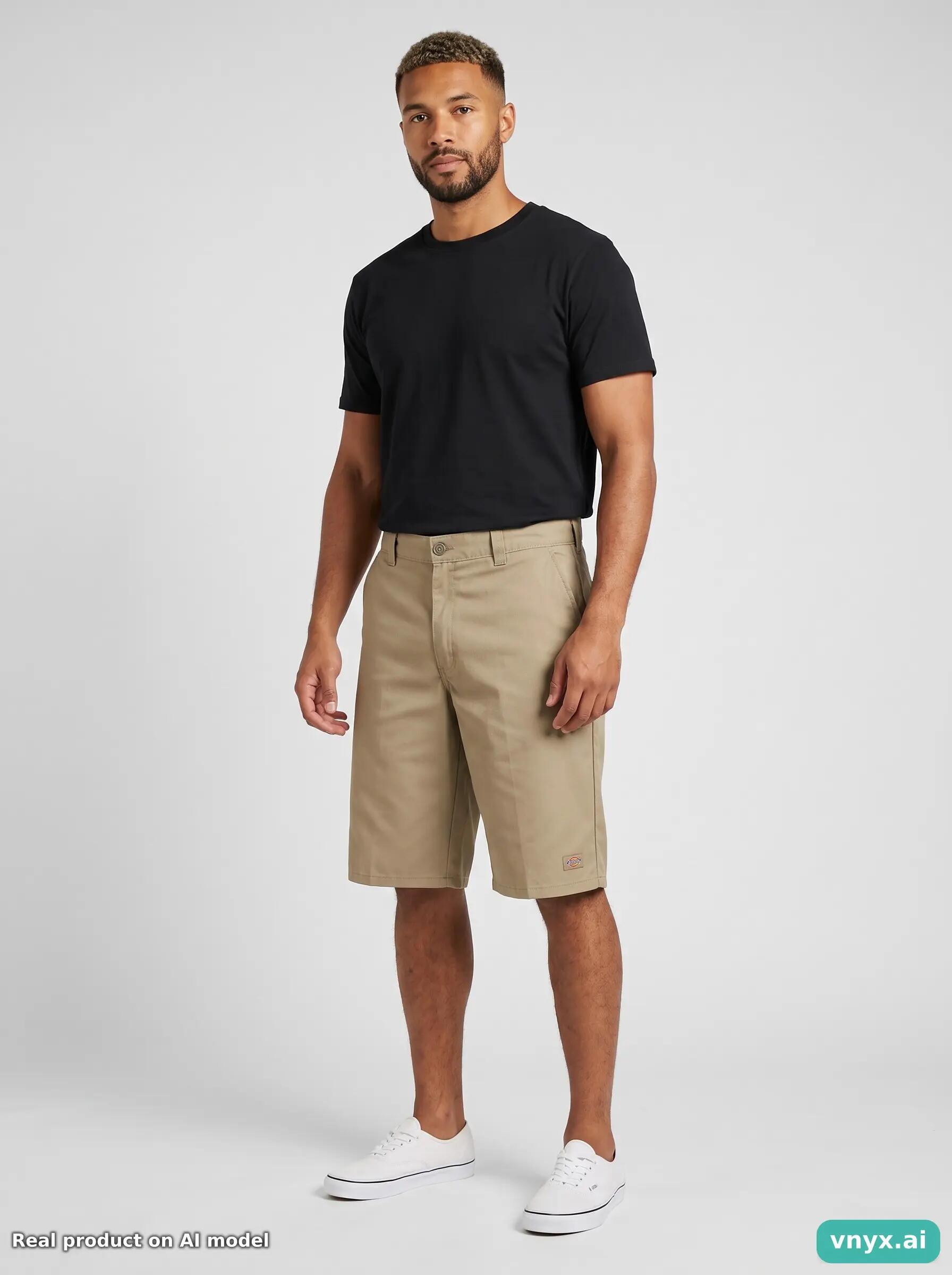Second Life - Vintage Dickies Khaki Shorts Men W37 3/6