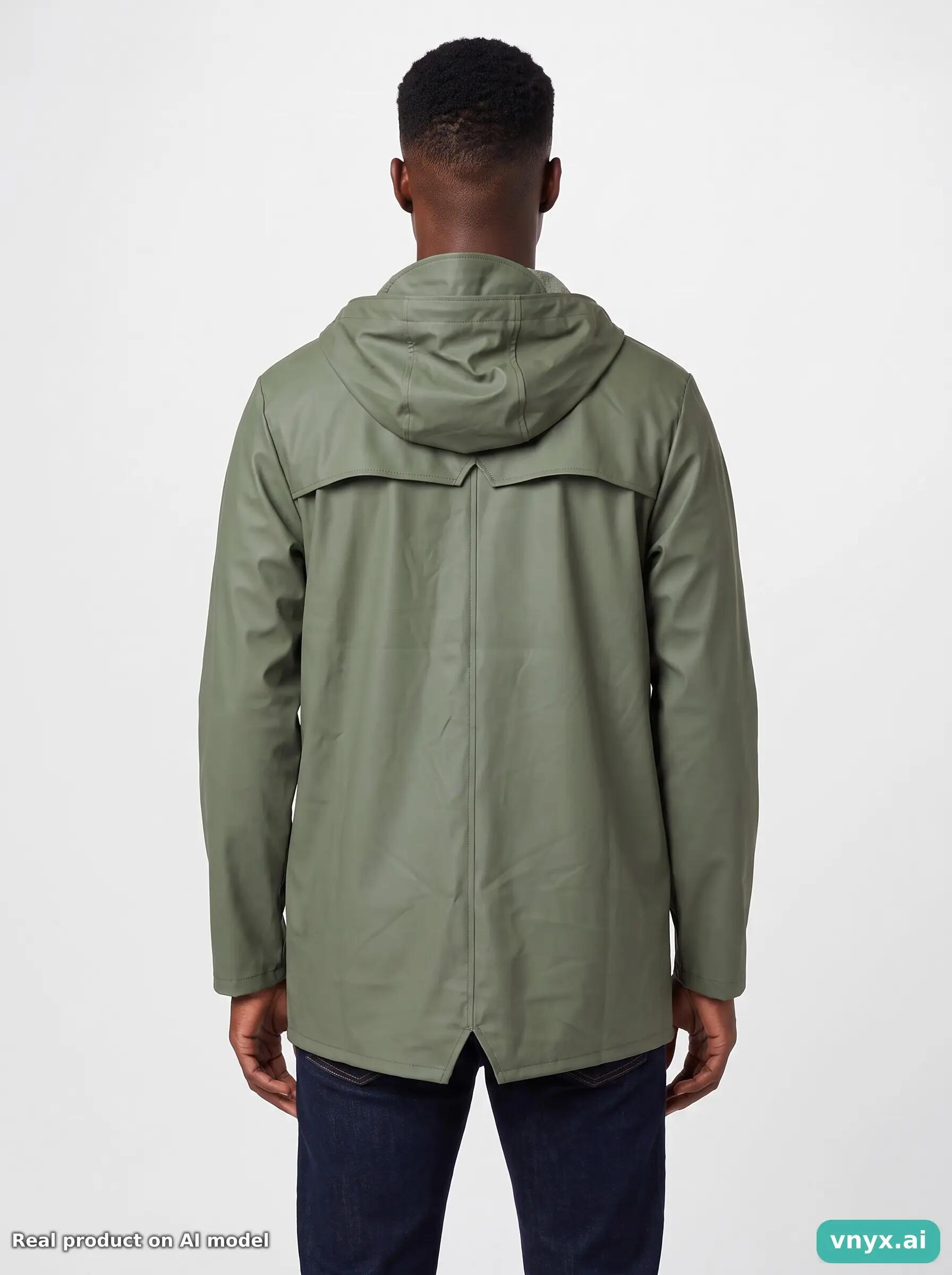 Second Life - RAINS Olive Outdoor Jacket Men XXS 2/5