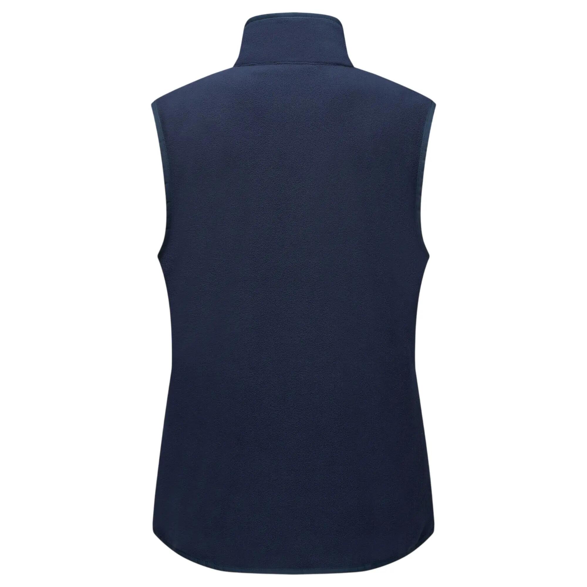 Frankie microfleece bodywarmer voor dames (Marine) 3/7