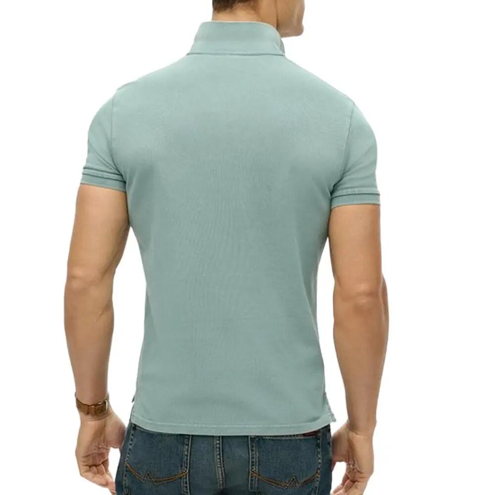 Polo Superdry Vintage Destroy para Hombre Azul 3/3