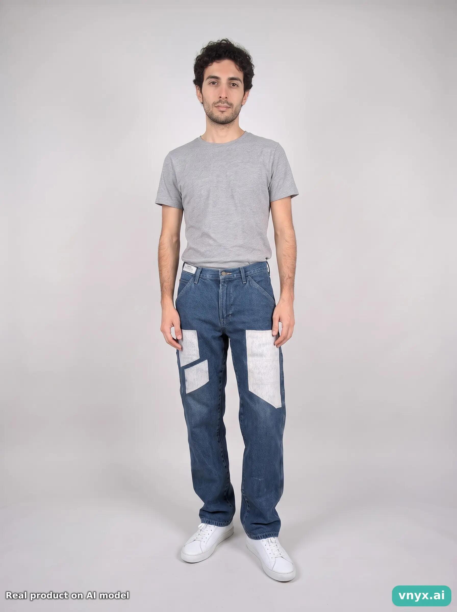 Second Life - Vintage Dickies Blue Jeans Men W34 L36 6/6