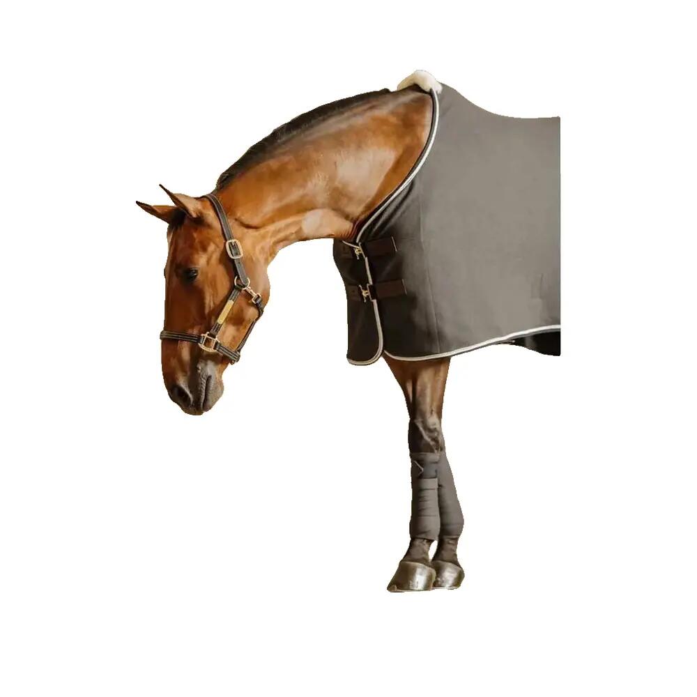 Paardenbandages Kentucky Polar Fleece Vegan Wol Grijs 3/3