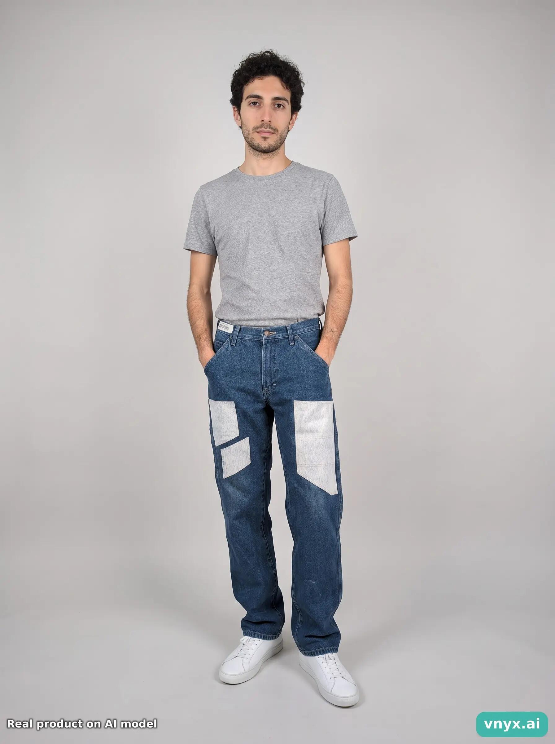 Second Life - Vintage Dickies Blue Jeans Men W34 L36 3/6