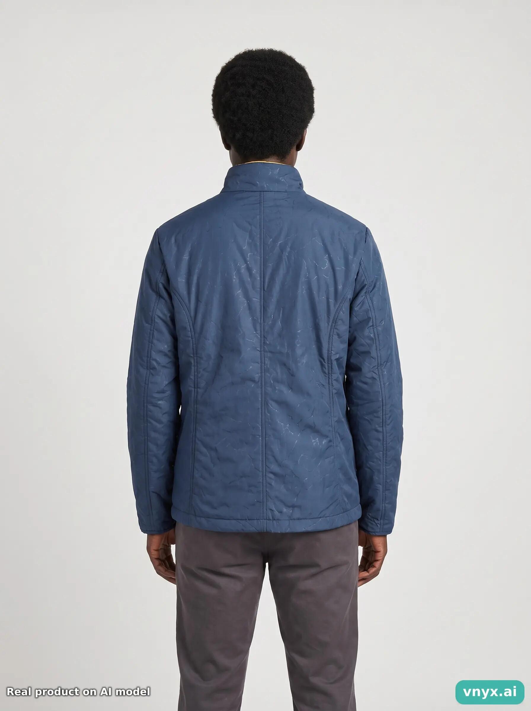 Second Life - Vintage DECATHLON Dark Blue Outdoor Jacket Men XL 2/5