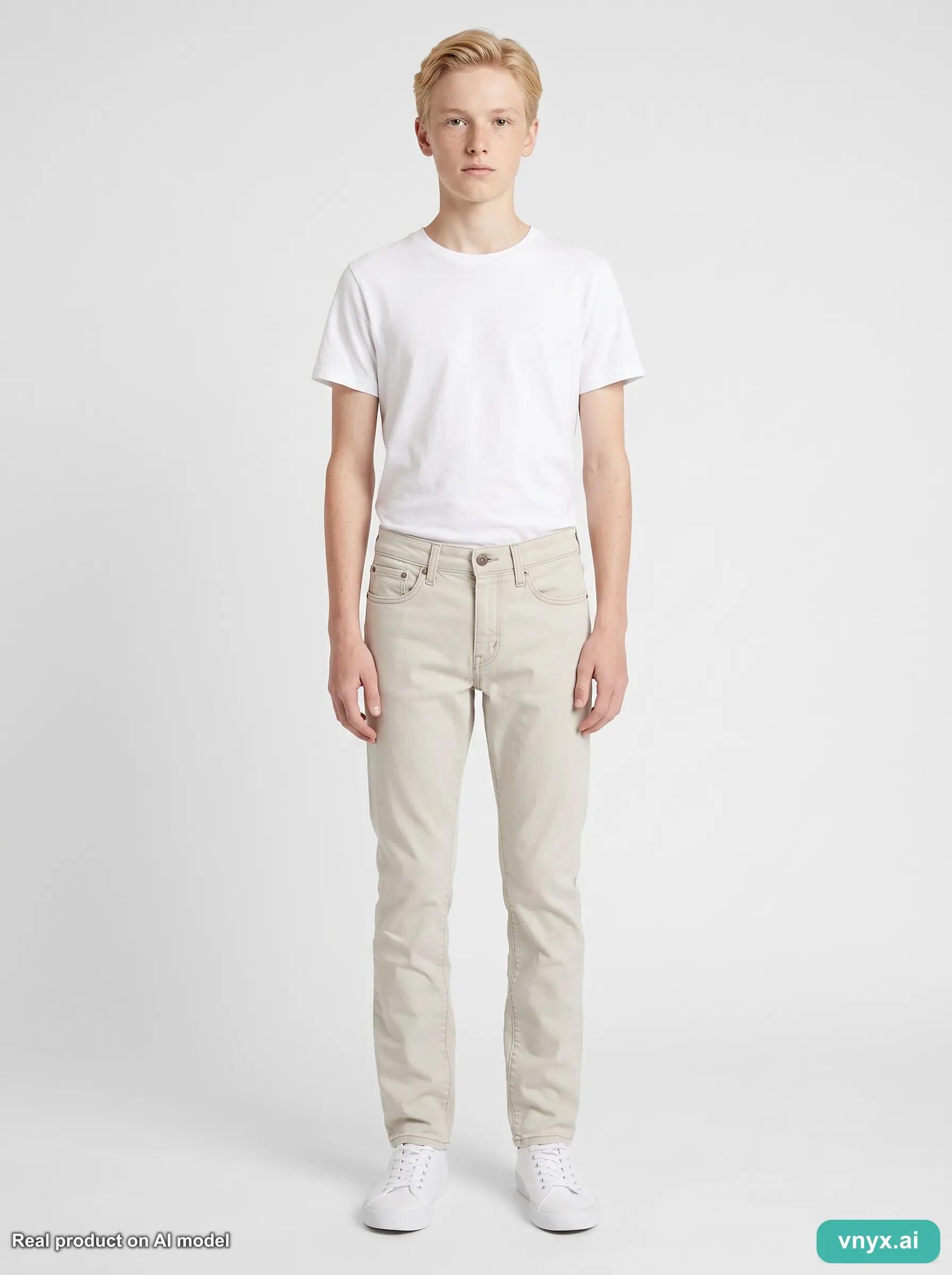 Second Life - Vintage KASOMO Beige Trousers Women 28 L30 3/5