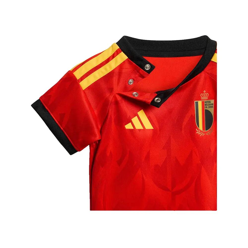 Ensemble de football Adidas Belgique Unisexe Rouge/Or 5/7