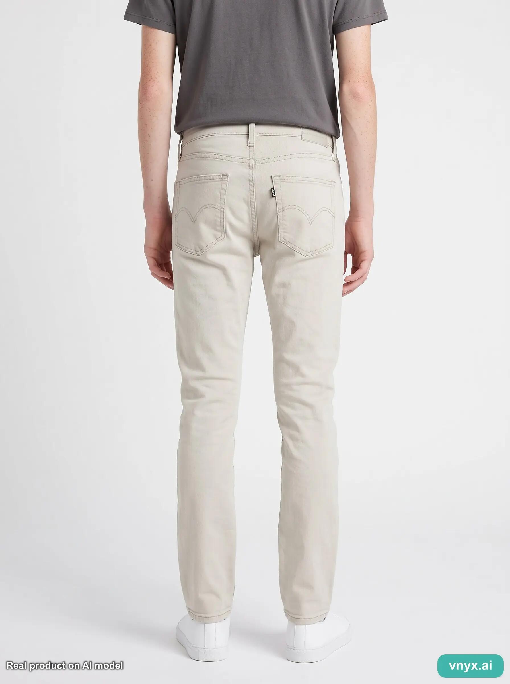 Second Life - Vintage KASOMO Beige Trousers Women 28 L30 2/5