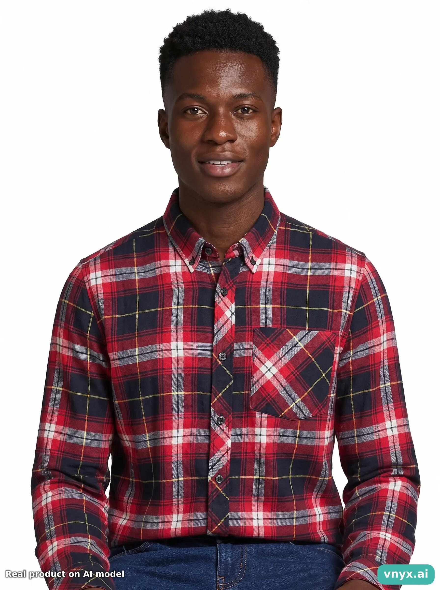 Second Life - Vintage Carhartt Red Casual Shirt Men S 5/5