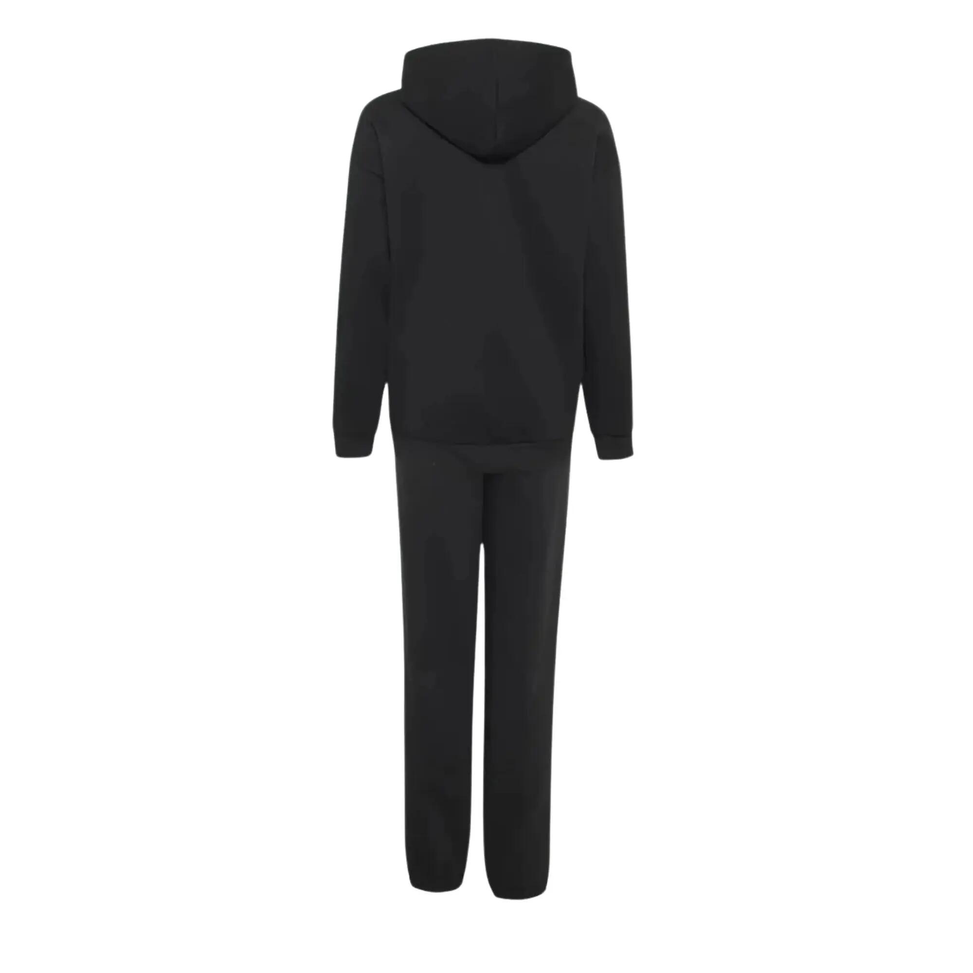 Adidas - Dres Dziecięcy z Kapturem Essentials 3-Stripes, Czarny - 11-12 Lat 2/4