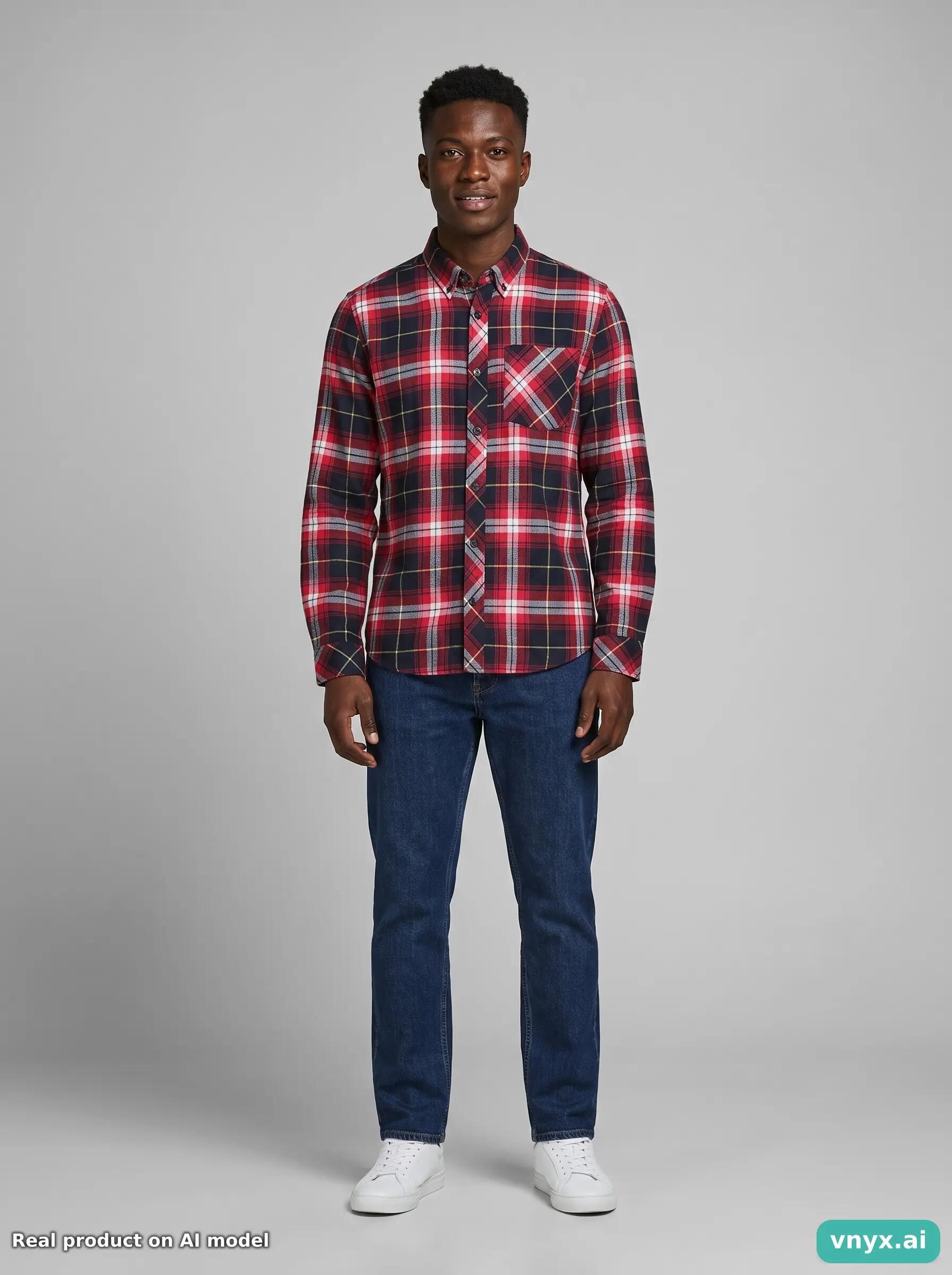 Second Life - Vintage Carhartt Red Casual Shirt Men S 3/5