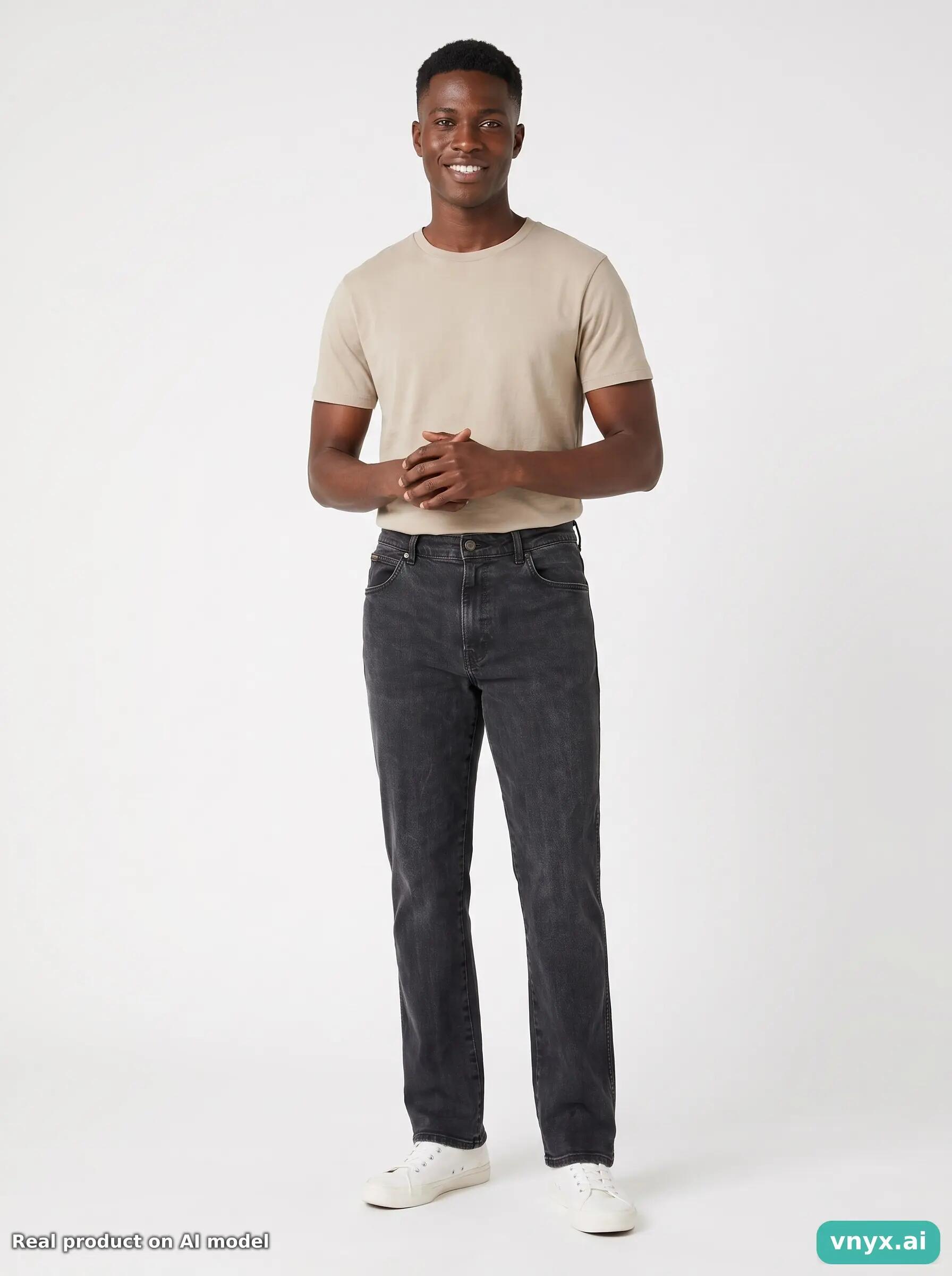 Second Life - Vintage Wrangler Black Jeans Men W42 L34 6/6