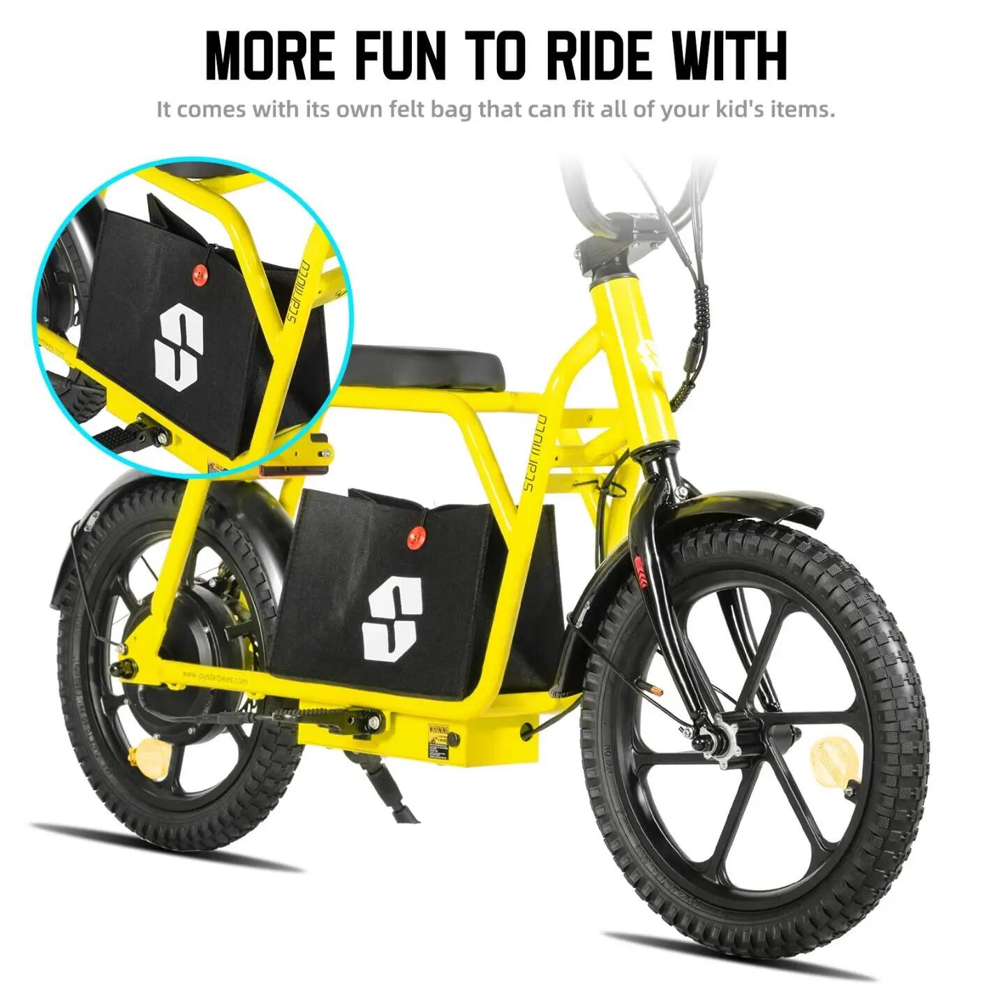 Kinder Elektrische Loopfiets 16 inch 250W 24V Uitneembare Accu 4/7
