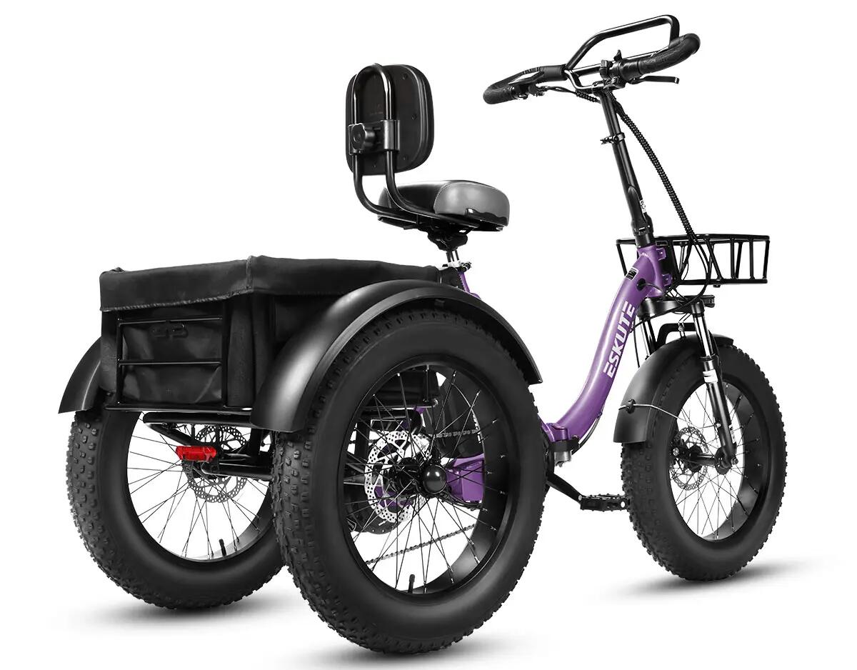 Vélo Électrique Pliable ESKUTE T302 Pro, Batterie 48V 20.8Ah, Pneus 20×4.0" 2/4