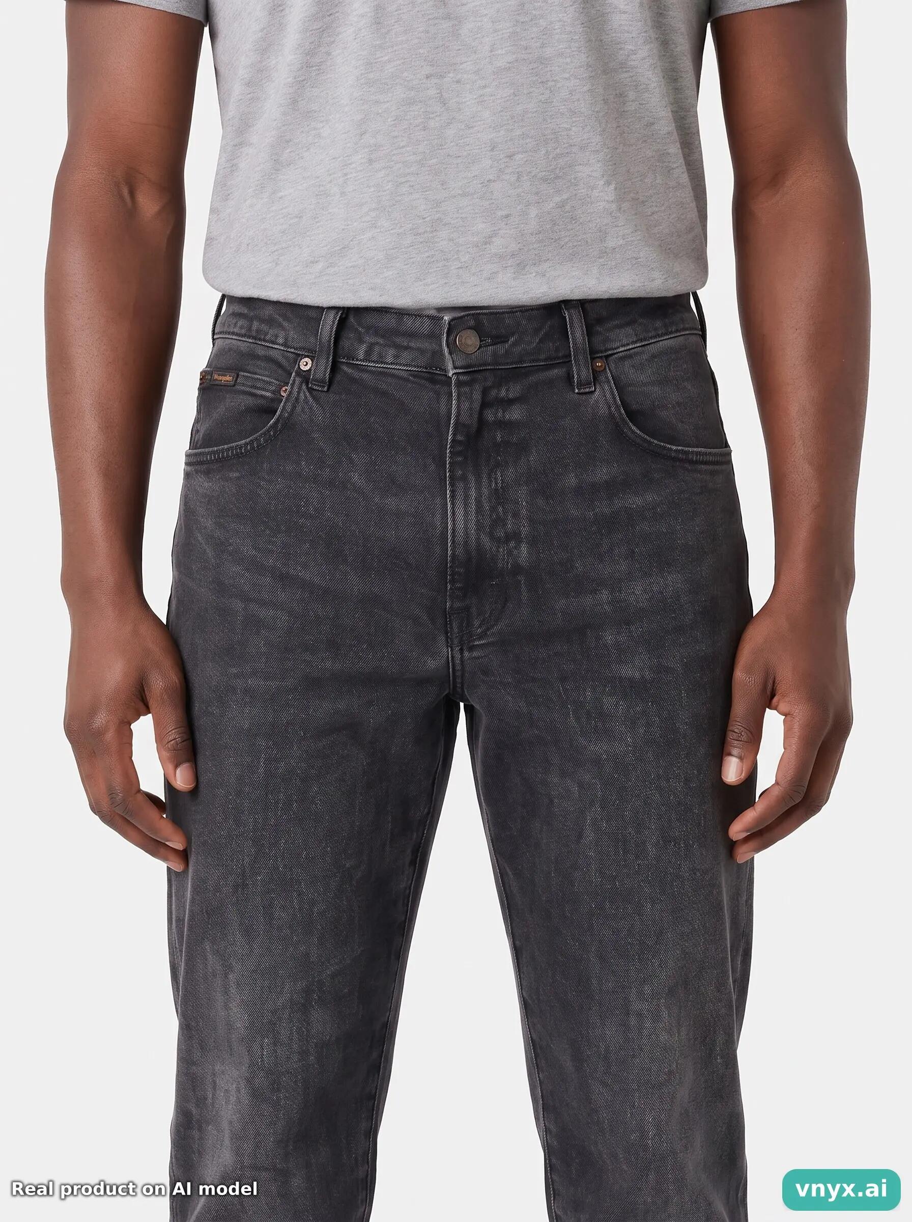 Second Life - Vintage Wrangler Black Jeans Men W42 L34 5/6