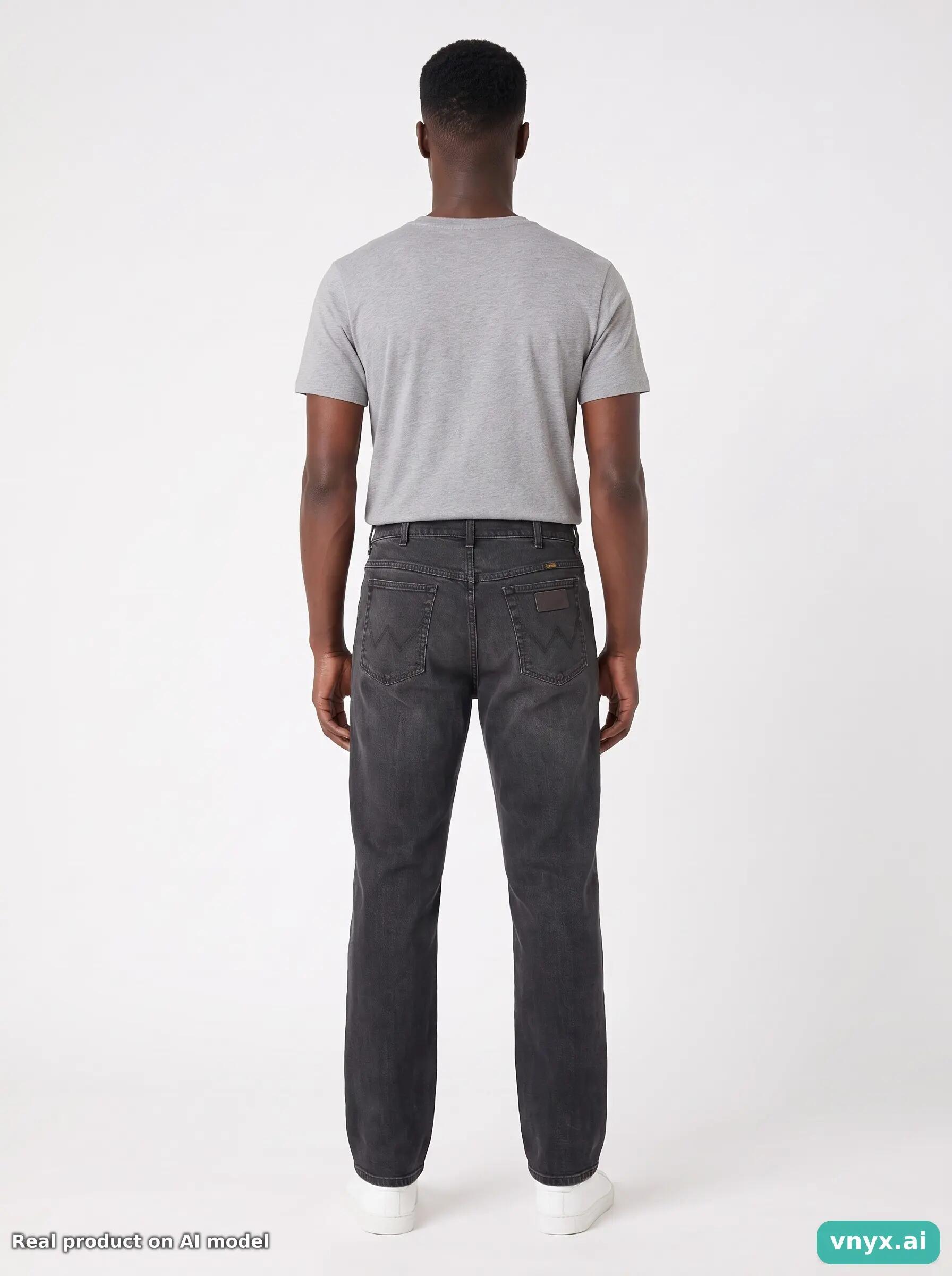Second Life - Vintage Wrangler Black Jeans Men W42 L34 4/6