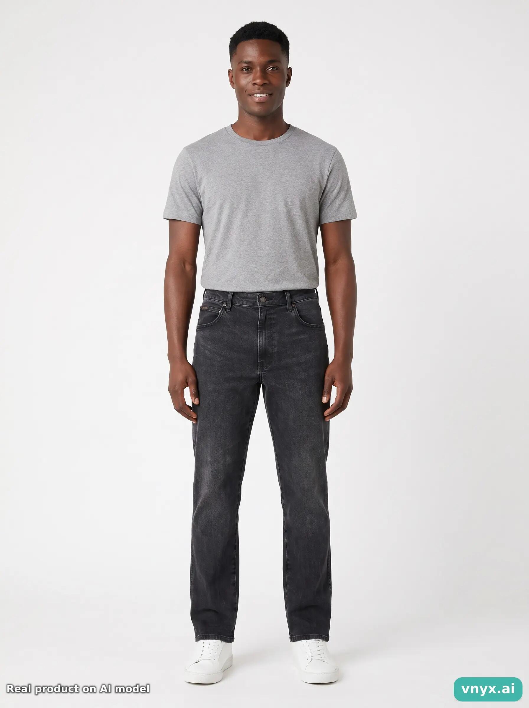 Second Life - Vintage Wrangler Black Jeans Men W42 L34 3/6