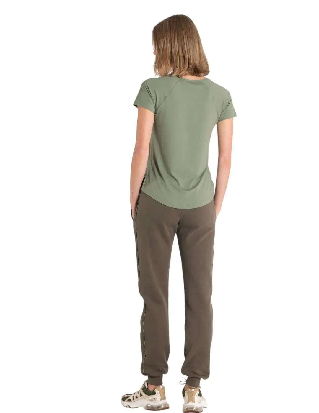T-Shirt mit kurzen Ärmeln für Damen Ditchil Ditchil Infinite Grün. 4/4