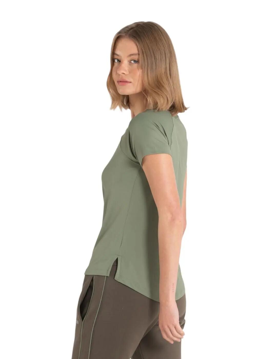 T-Shirt mit kurzen Ärmeln für Damen Ditchil Ditchil Infinite Grün. 3/4