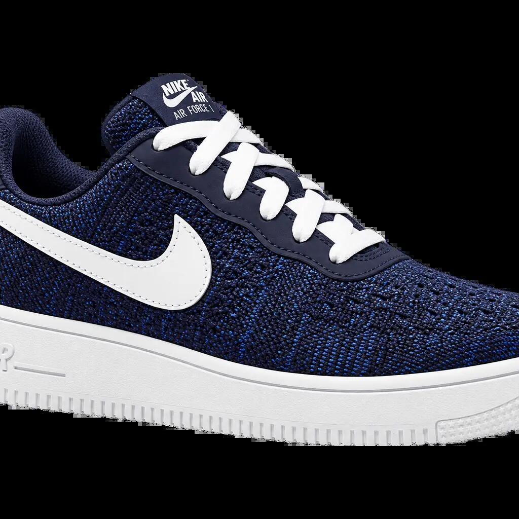 Kinder - sneaker - nike air force 1 flyknit 2.0 gs - blau