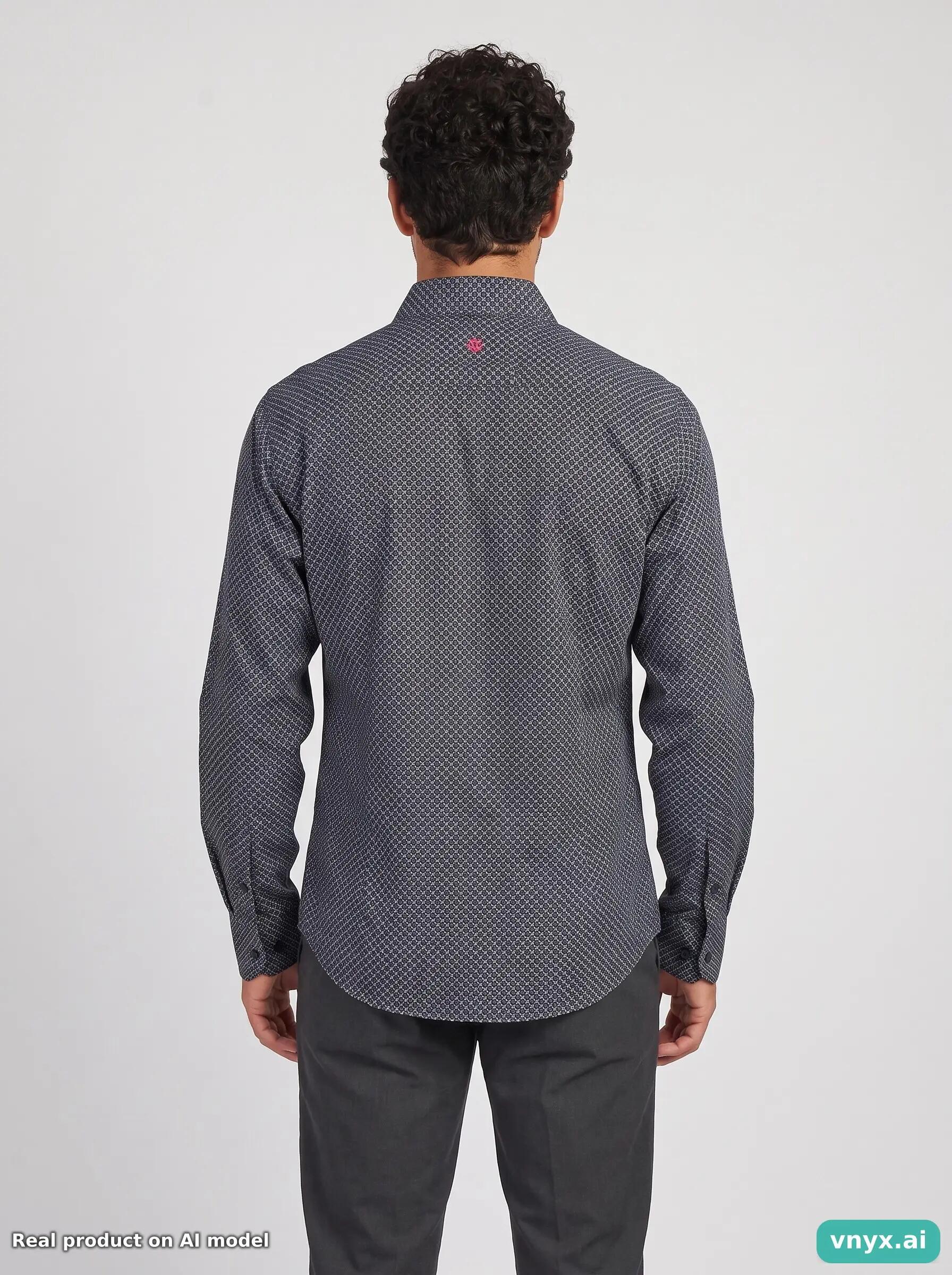 Second Life - Vintage Hugo Boss Charcoal Shirt Casual Shirt Men XL 2/5